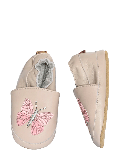 Papillon Leather Slippers - Hjemmesko