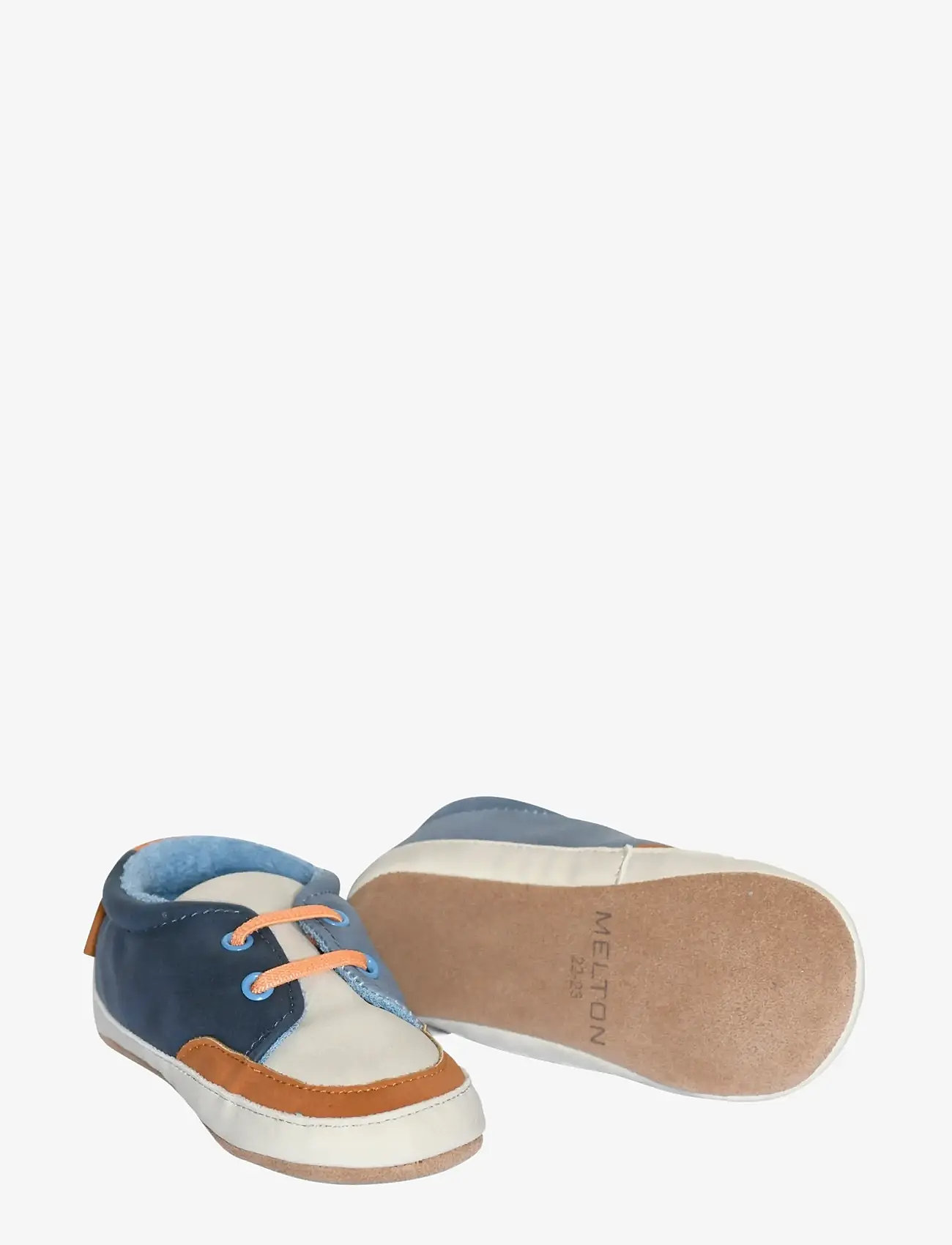 Melton - Sporty slippers - babystrikstøvler - navy academy - 1