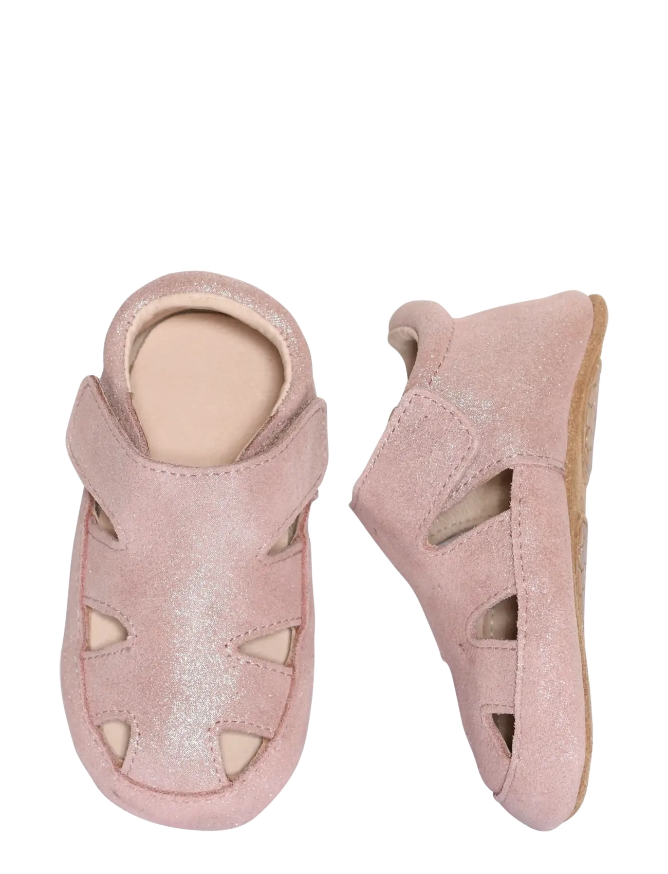 Melton Sandal leather slippers - Hjemmesko - ROSE GREY / pink/rose