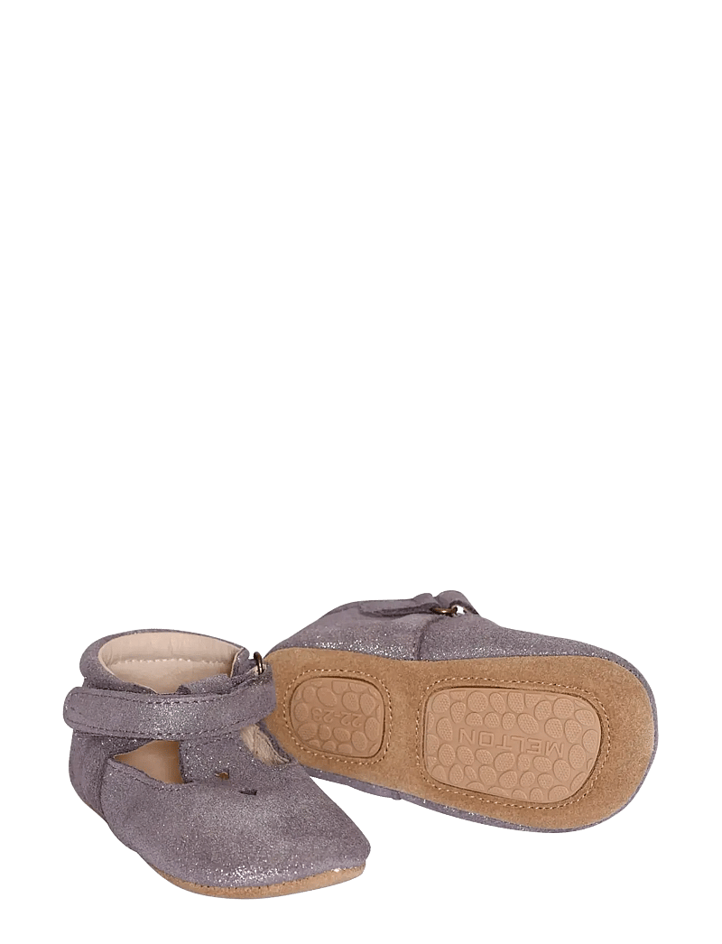 Melton - Mary Jane leather slippers - hjemmesko - purple dove - 1