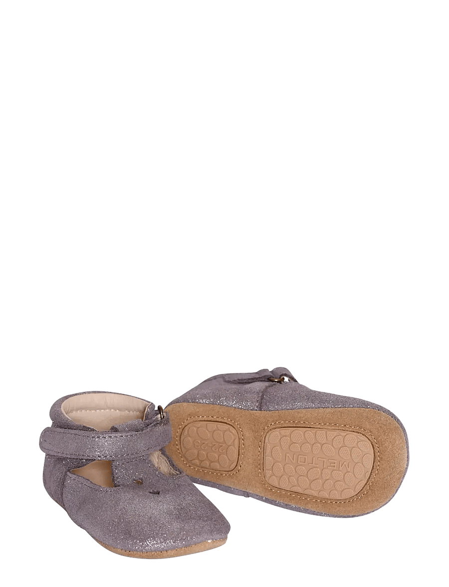 Melton - Mary Jane leather slippers - hausschuhe - purple dove - 1