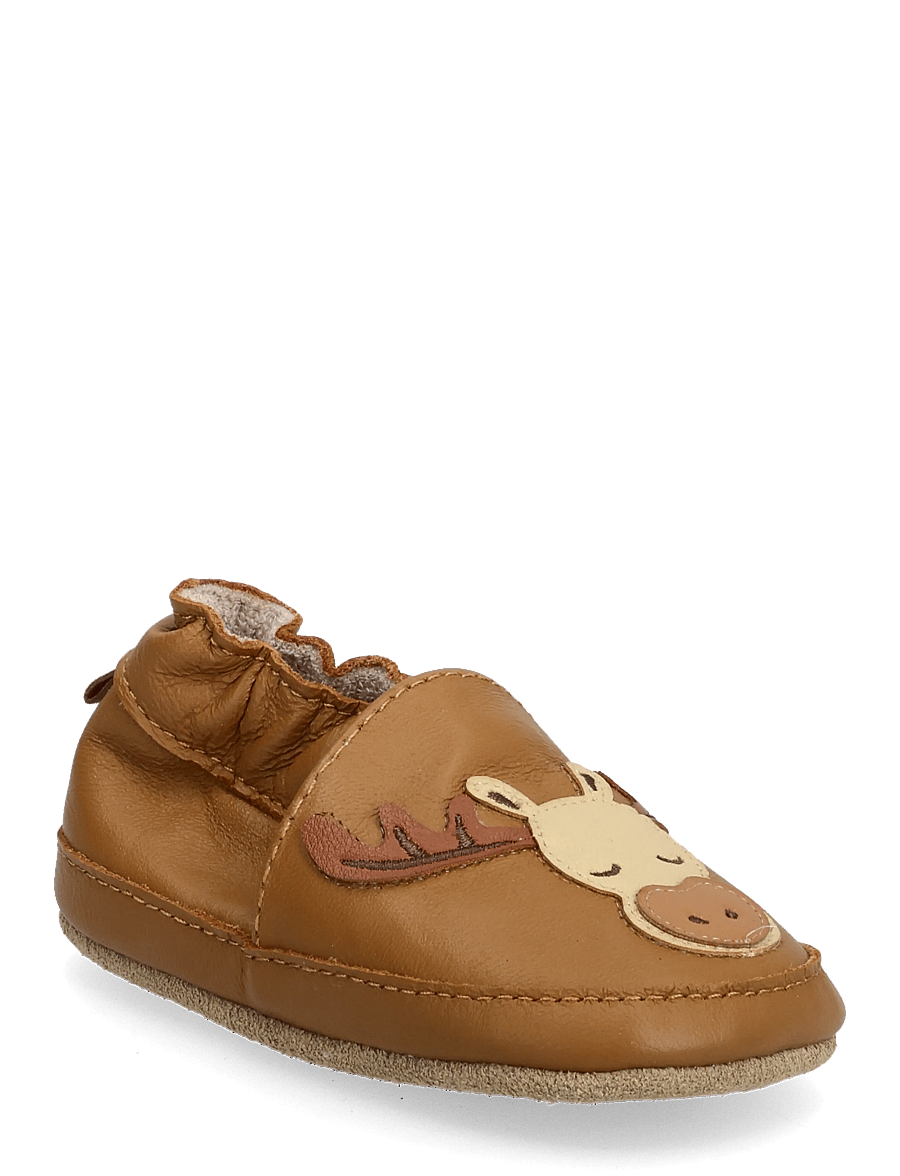 Melton - Moose leather slippers - sussid - cognac - 0