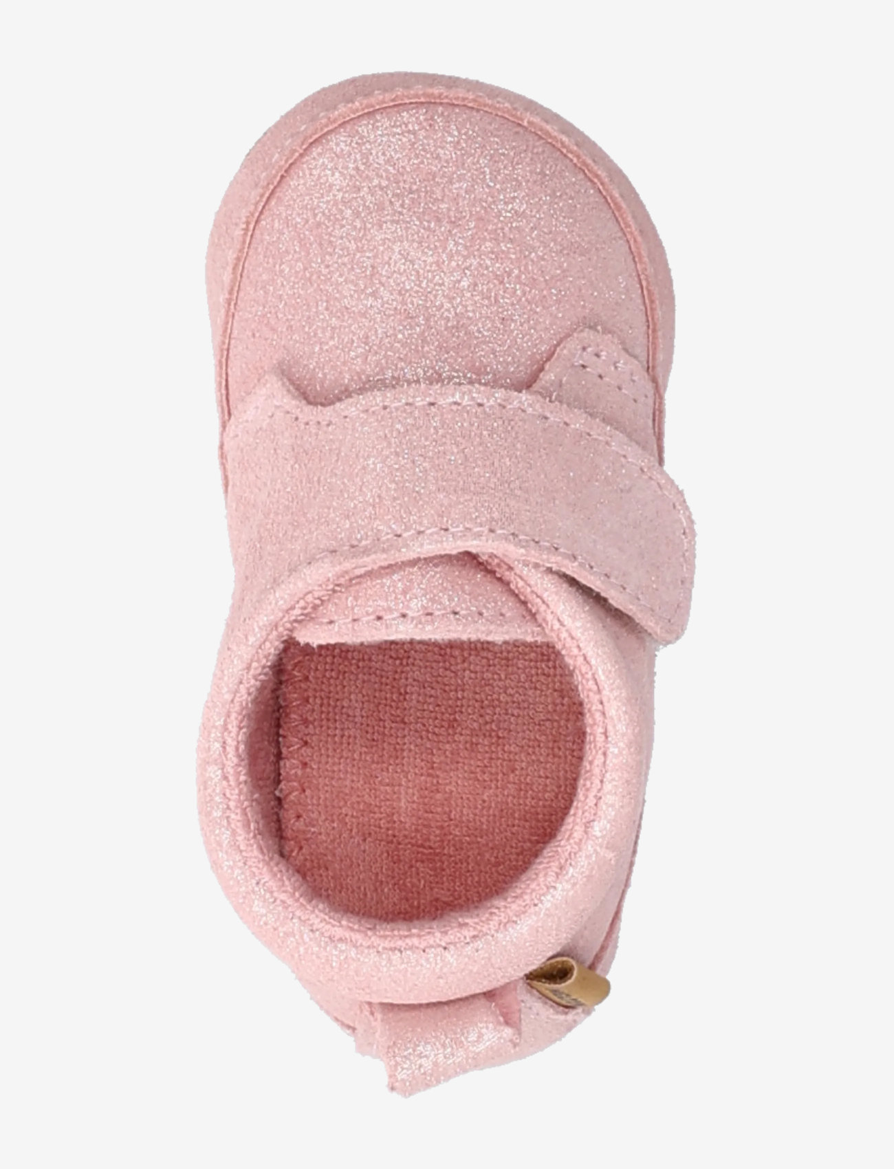 Melton - Shimmer leather slippers - hjemmesko - rose grey - 3