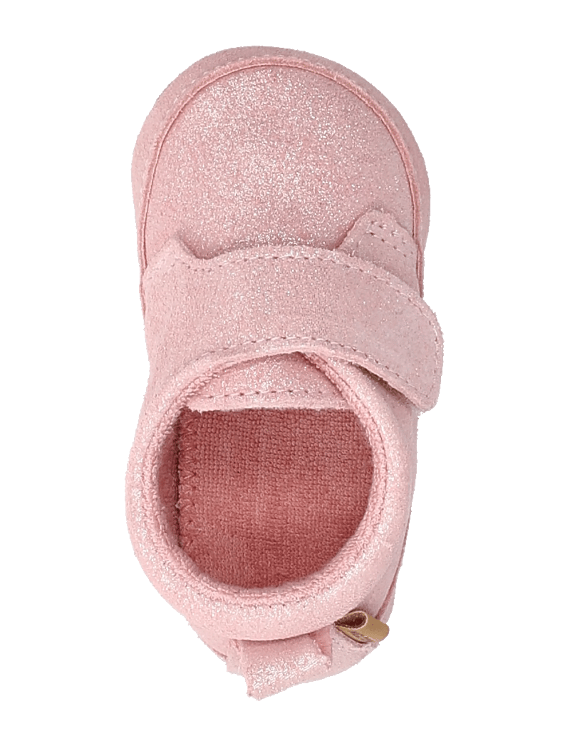 Melton - Shimmer leather slippers - hjemmesko - rose grey - 3