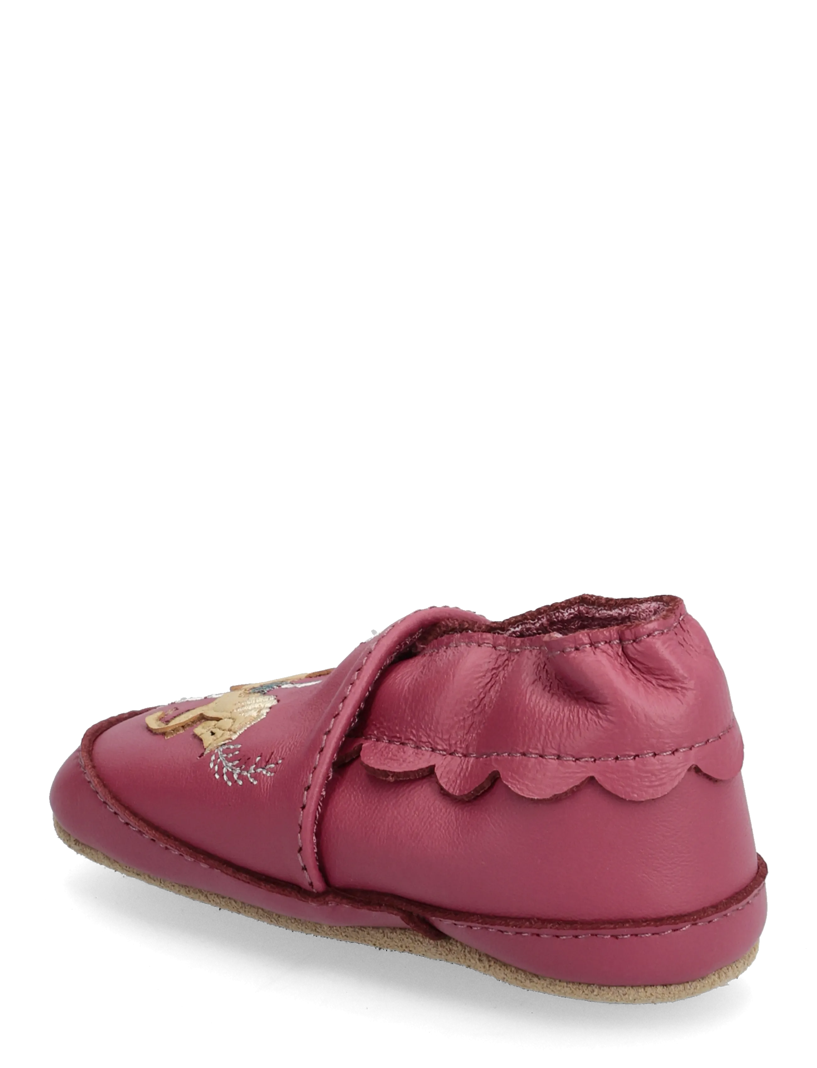 Melton - Carousel leather slippers - red violet - 2