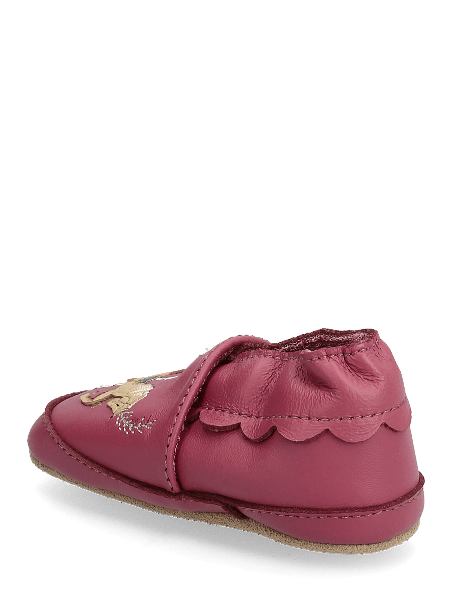 Melton - Carousel leather slippers - red violet - 2