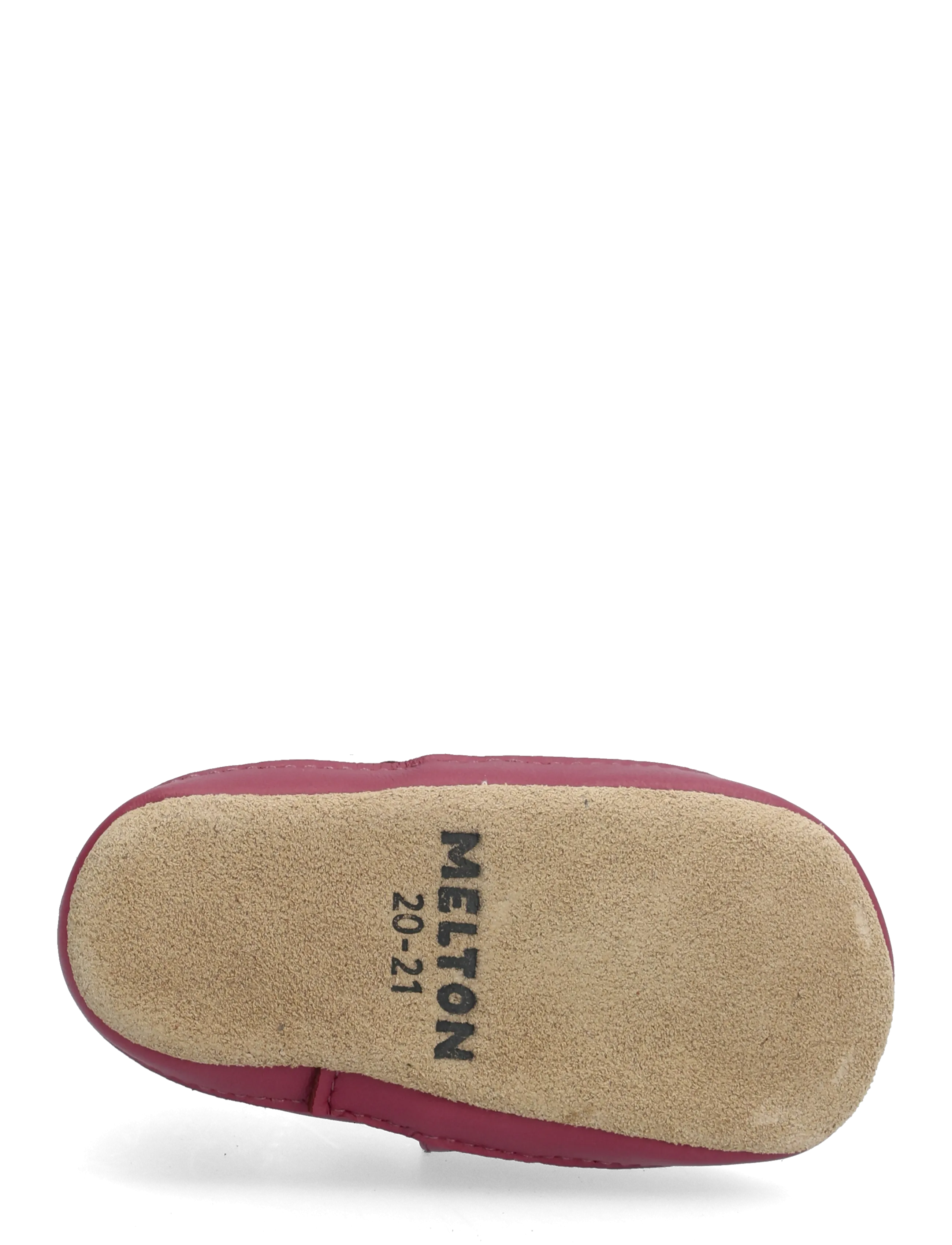 Melton - Carousel leather slippers - red violet - 4