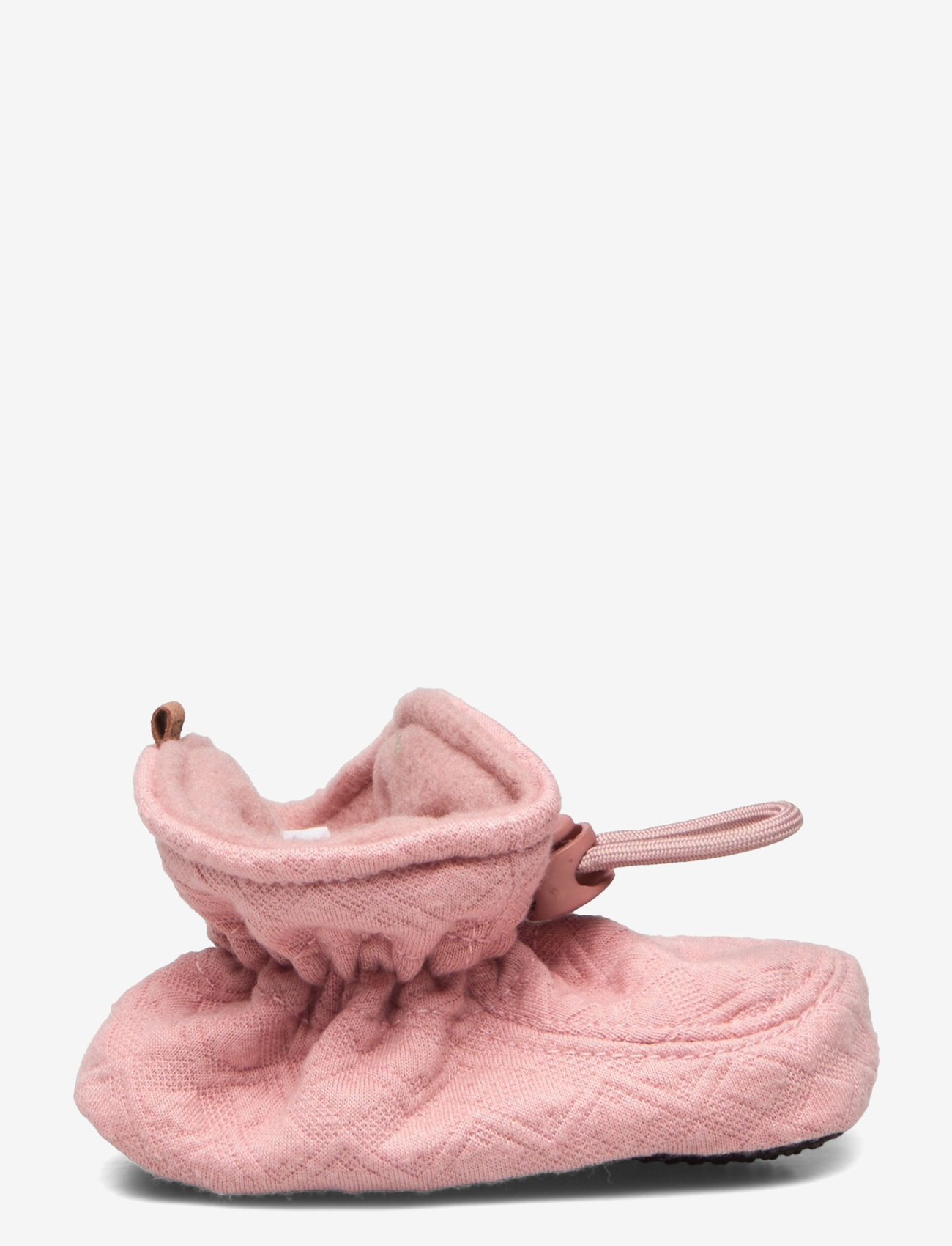 Melton - Quilted textile slippers - baby booties - alt rosa - 1