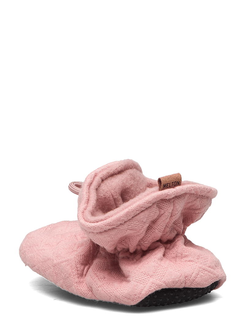 Melton - Quilted textile slippers - baby booties - alt rosa - 2