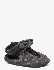 Melton - Cotton jaquard slippers - lowest prices - dark grey mel. - 0