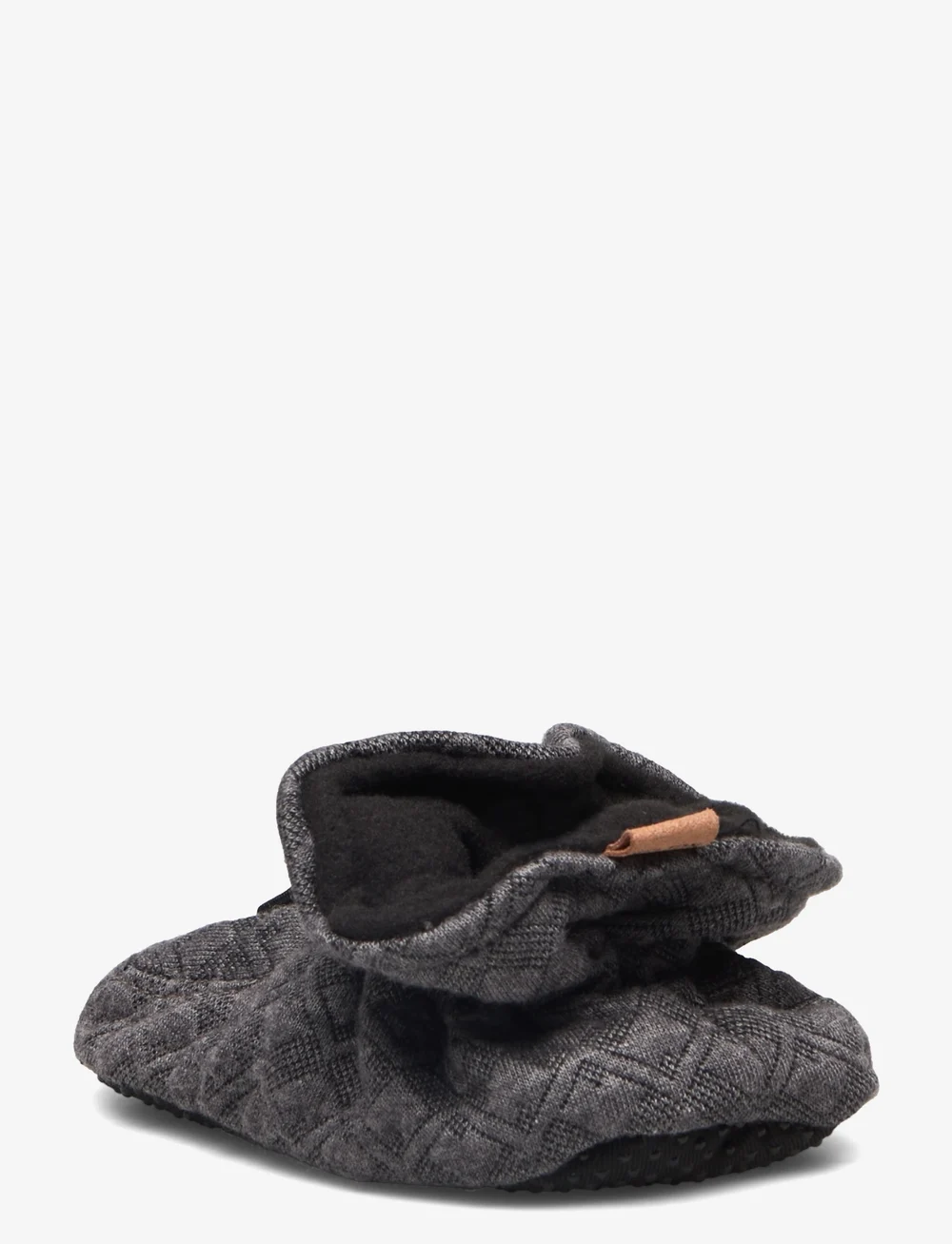 Melton - Quilted textile slippers - baby tossor - dark grey mel. - 2