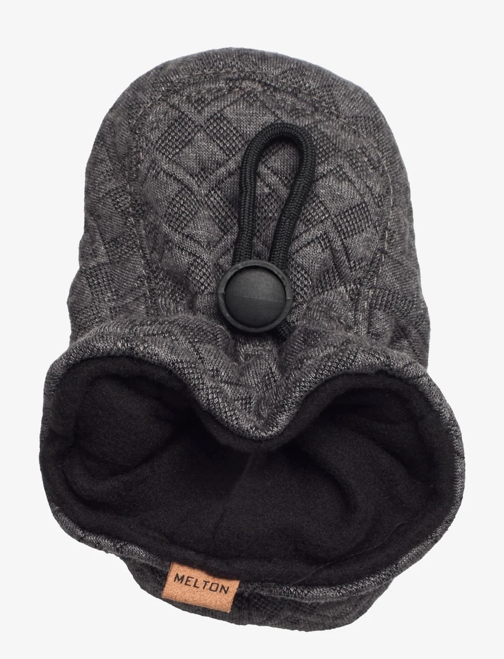 Melton - Quilted textile slippers - baby tossor - dark grey mel. - 3