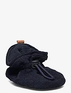 Cotton jaquard slippers - MARINE