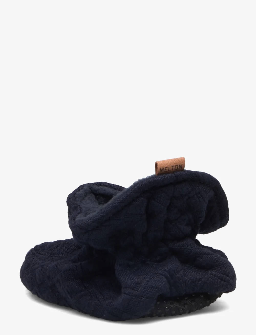 Melton - Quilted textile slippers - babystrikstøvler - marine - 2
