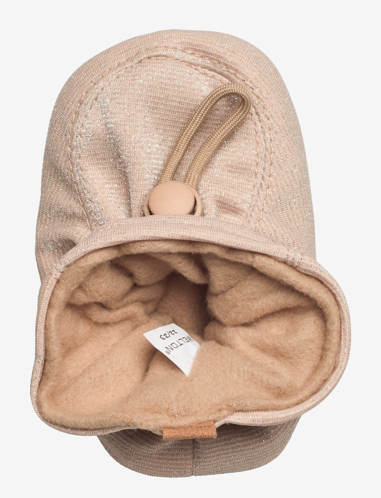 Melton - Glitter textile slippers - hausschuhe - gold glitter - 3