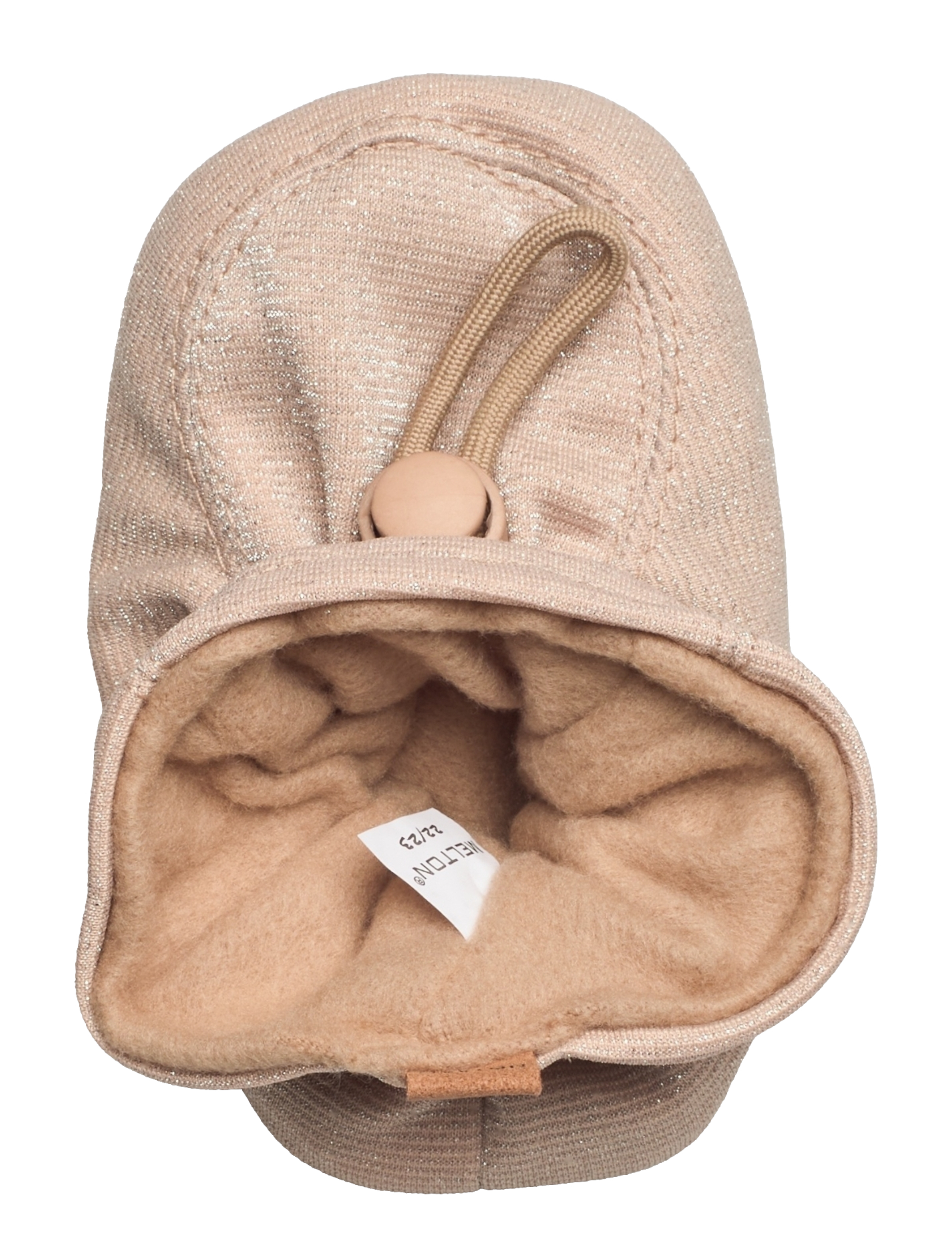 Melton - Glitter textile slippers - die niedrigsten preise - gold glitter - 3