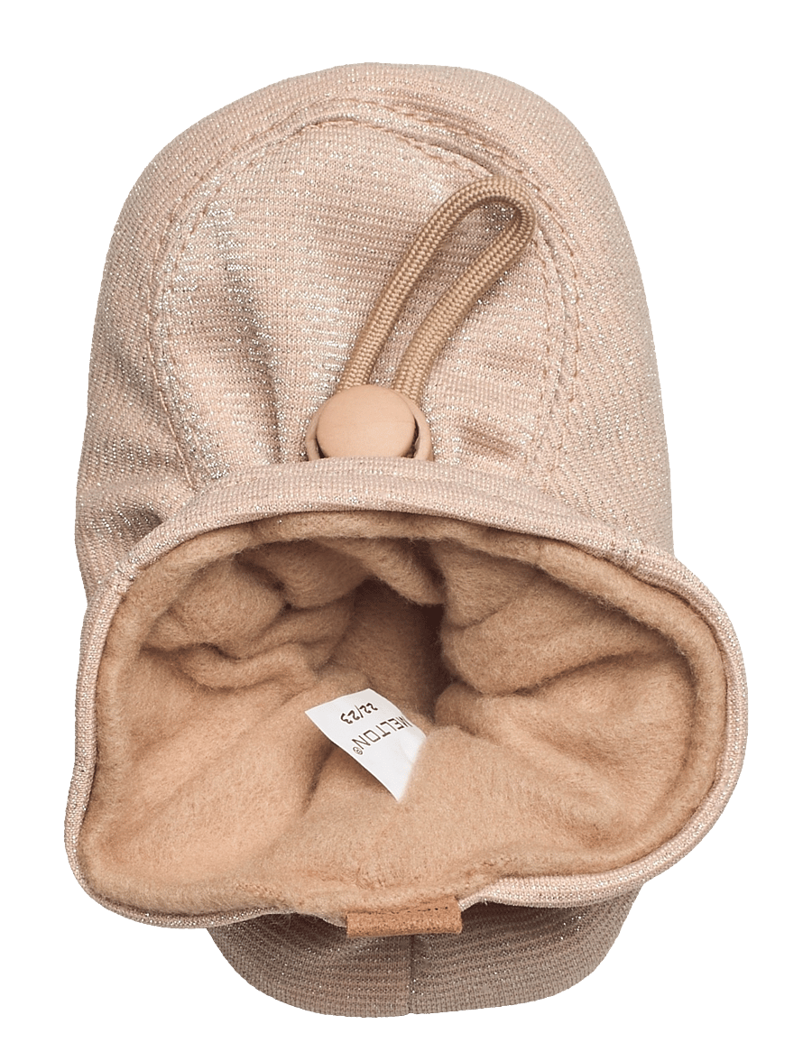 Melton - Glitter textile slippers - Šlepetės - gold glitter - 3