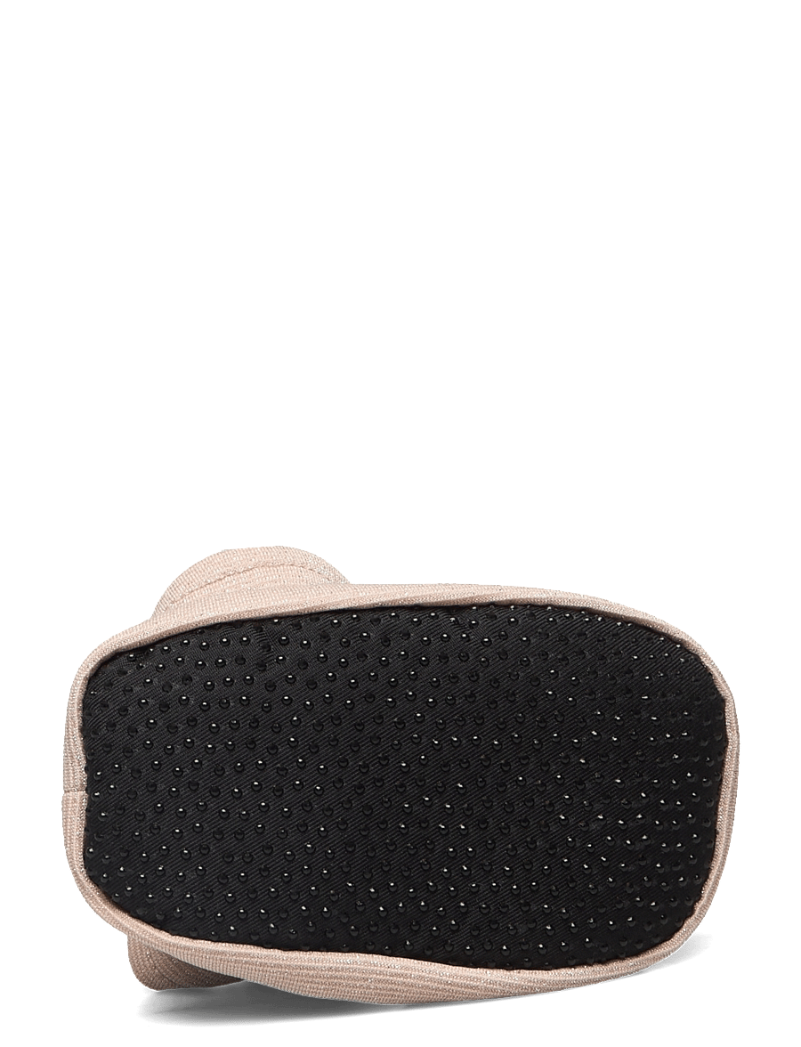 Melton - Glitter textile slippers - Šlepetės - gold glitter - 4