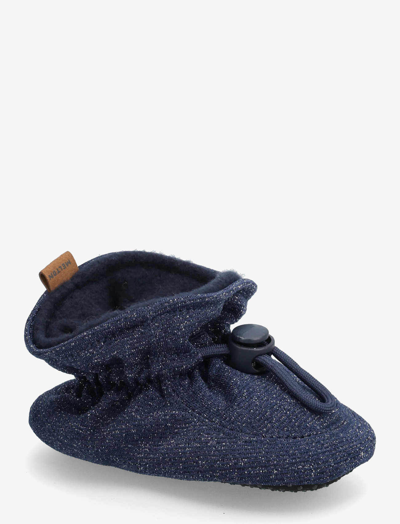 Melton - Glitter textile slippers - sussid - marine - 0
