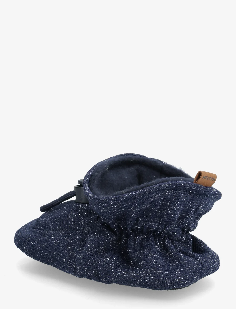 Melton - Glitter textile slippers - inneskor - marine - 2