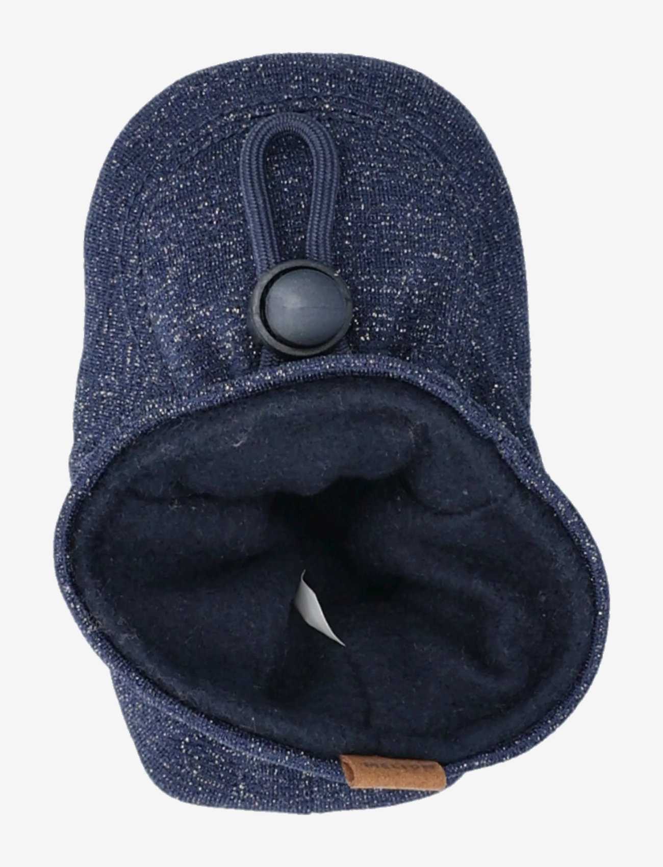 Melton - Glitter textile slippers - sussid - marine - 3