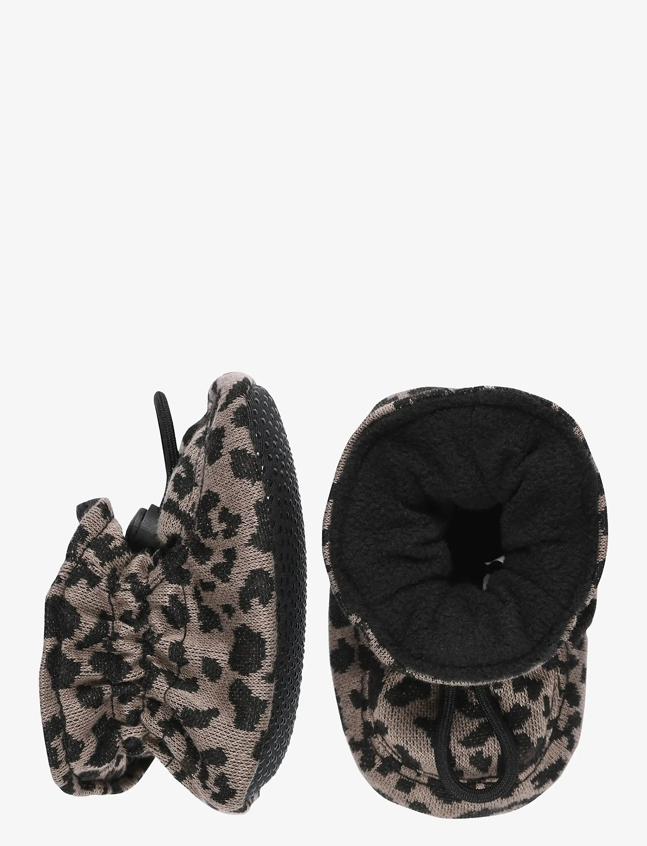Melton - Leopard textile slippers - baby-schuhe - leafless tree - 0
