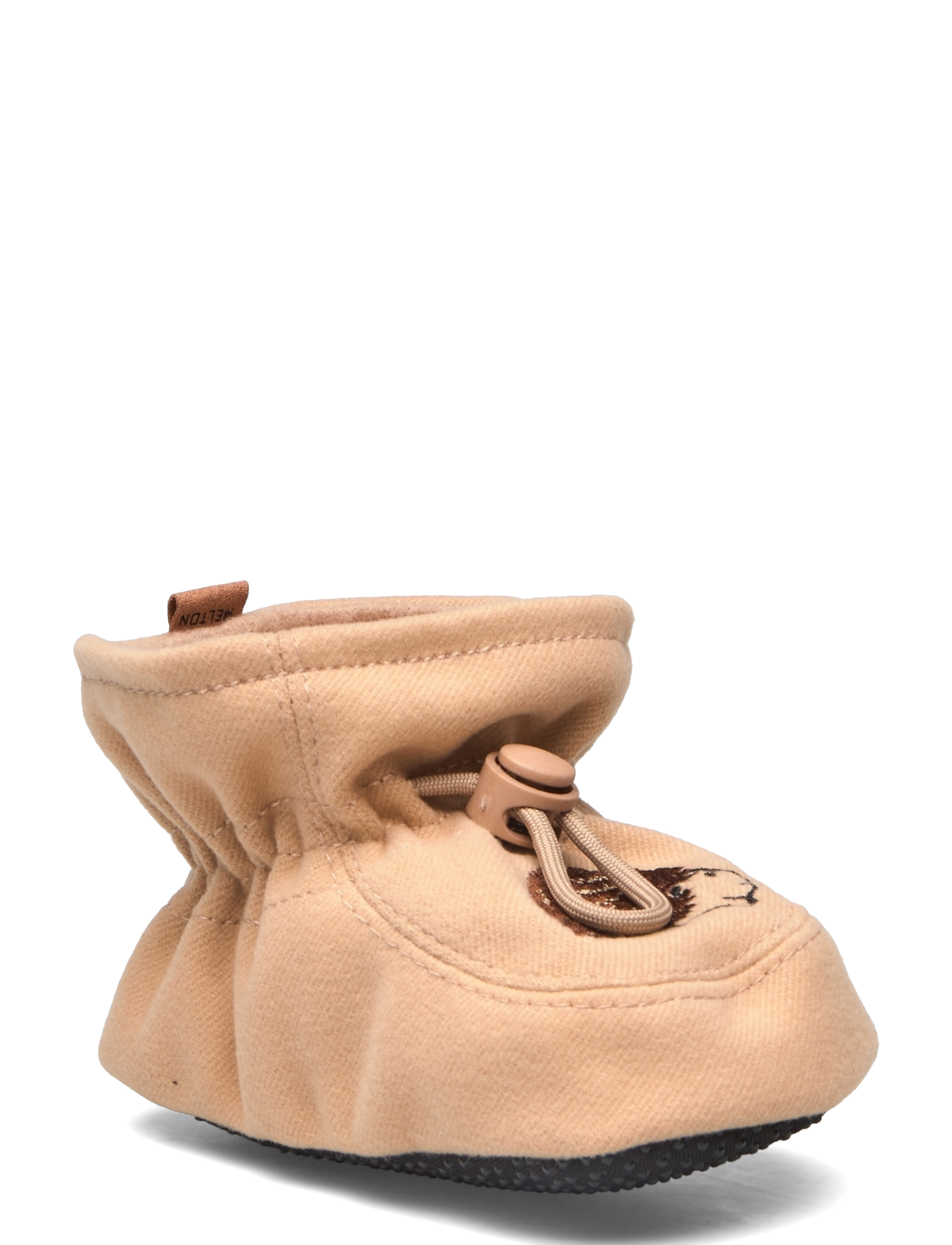 Hedgehog textile slippers - BEIGE