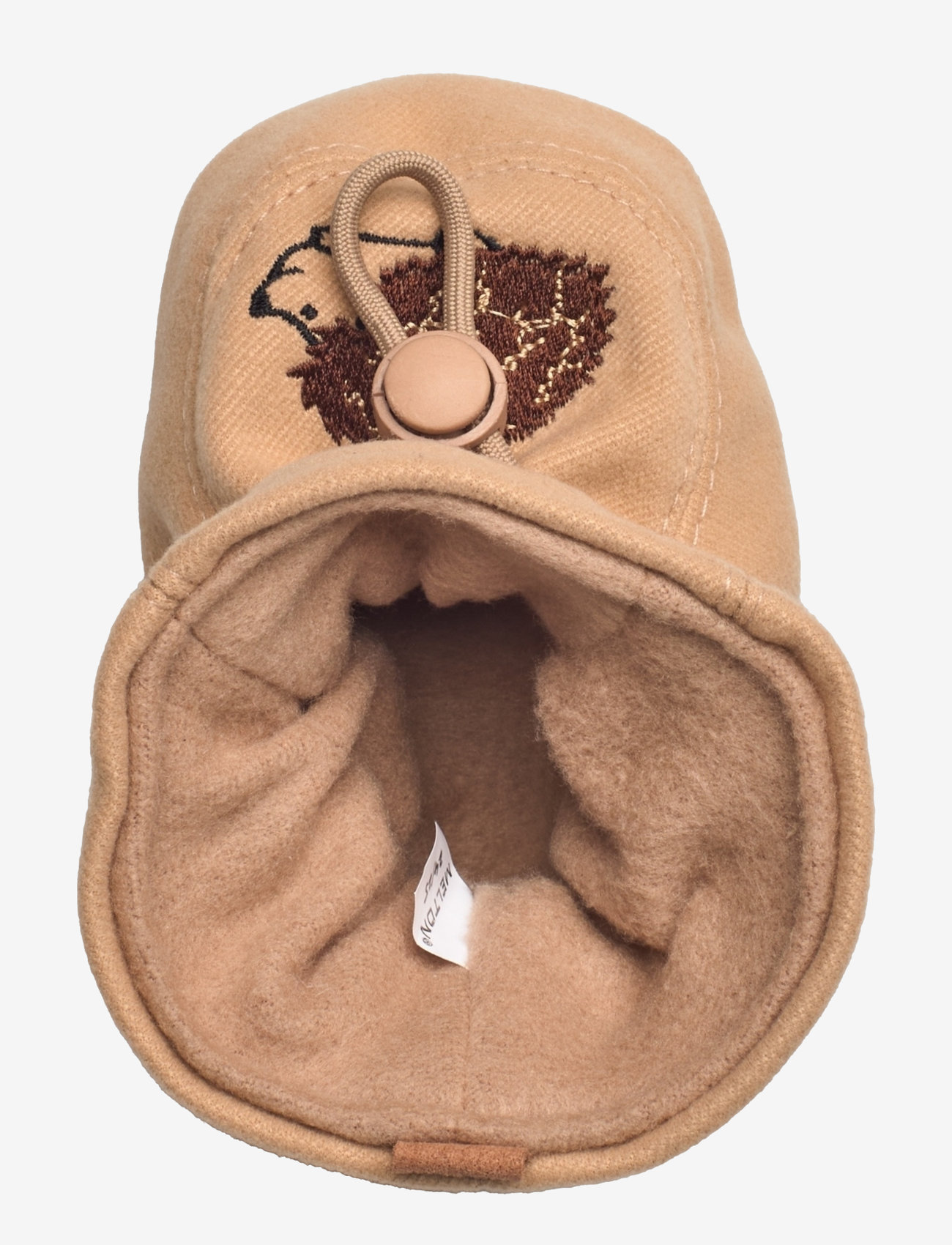 Melton - Hedgehog textile slippers - beige - 3