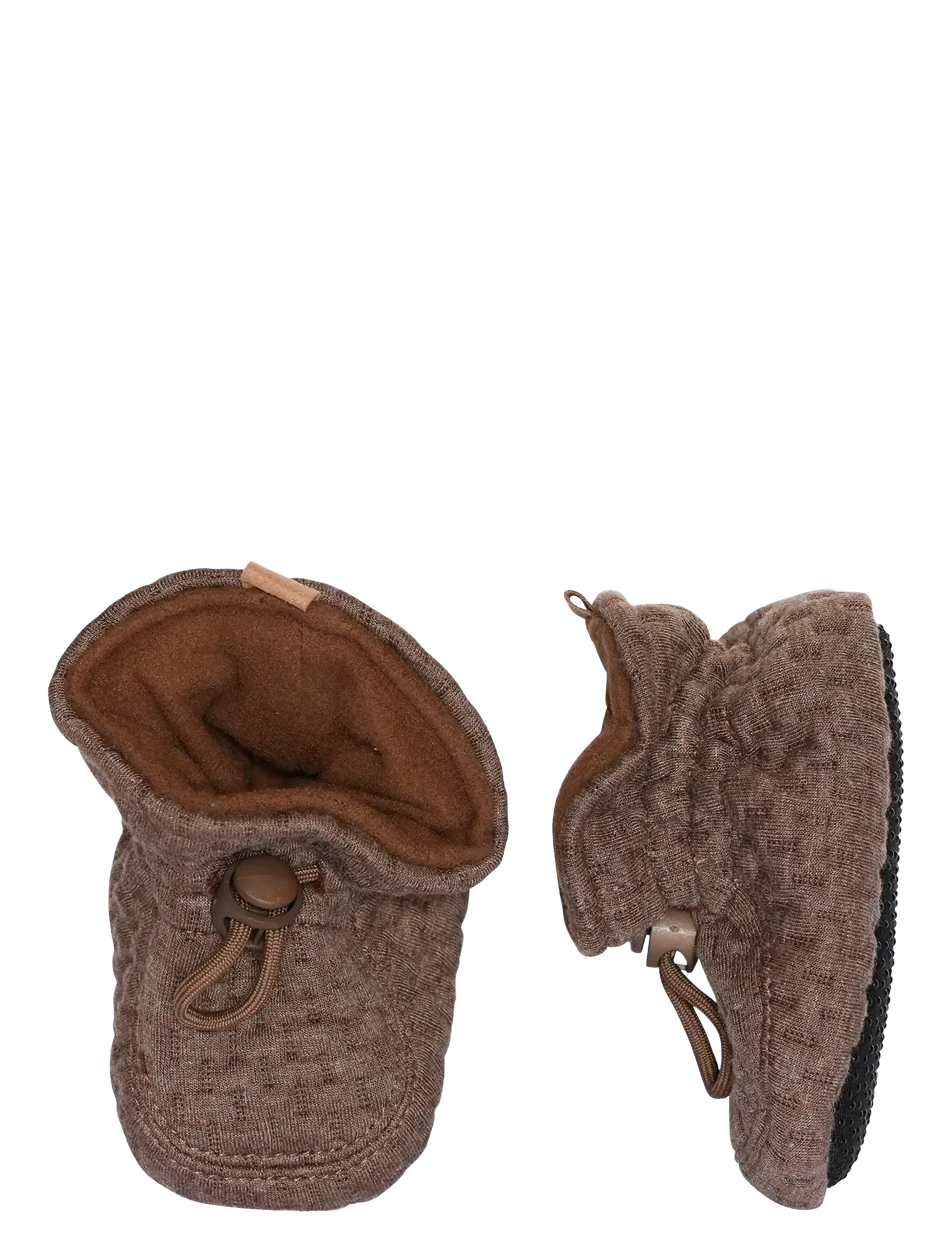 Melton Structure Textile Slippers, 24/25, Brown, Sko > Babystøvler, Børn