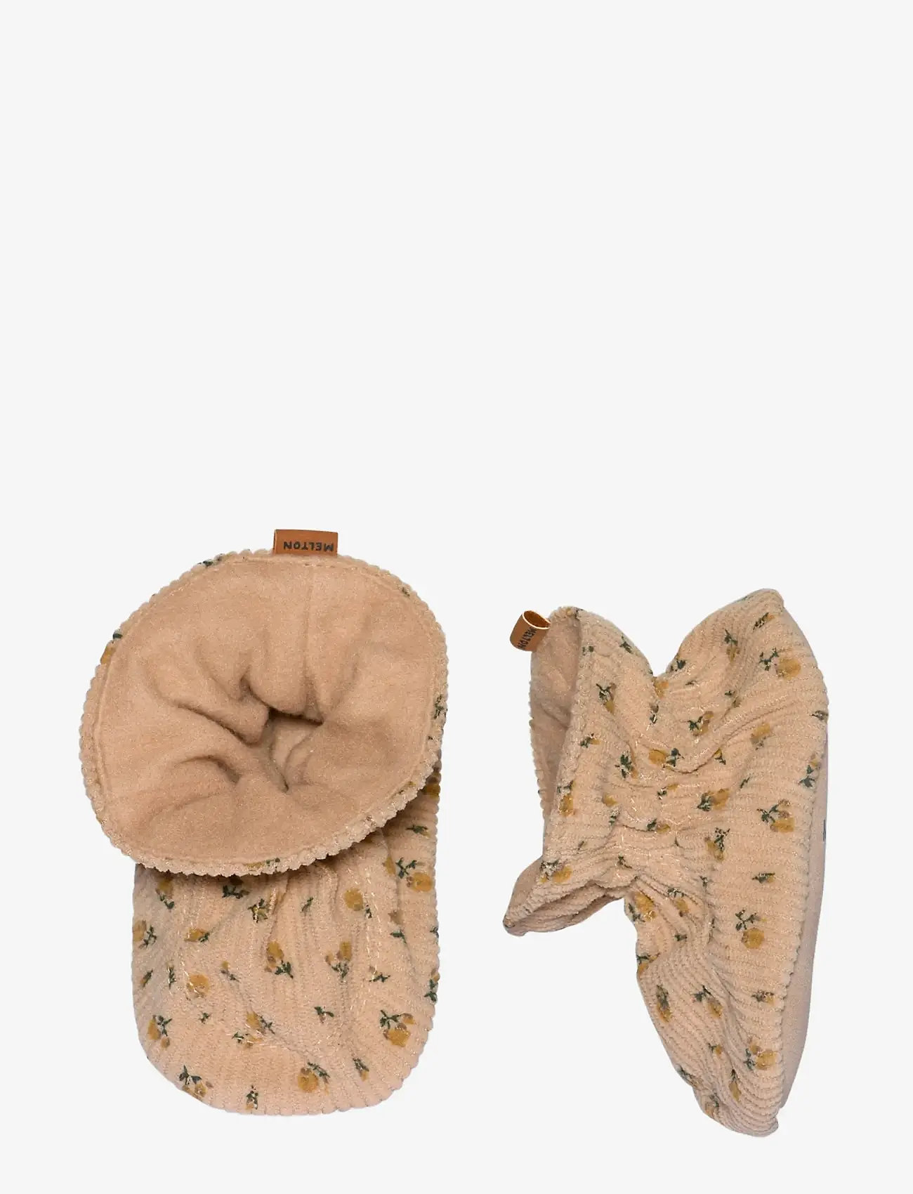 Melton - Floral textile slippers - gift ideas - apple cinnamon - 0
