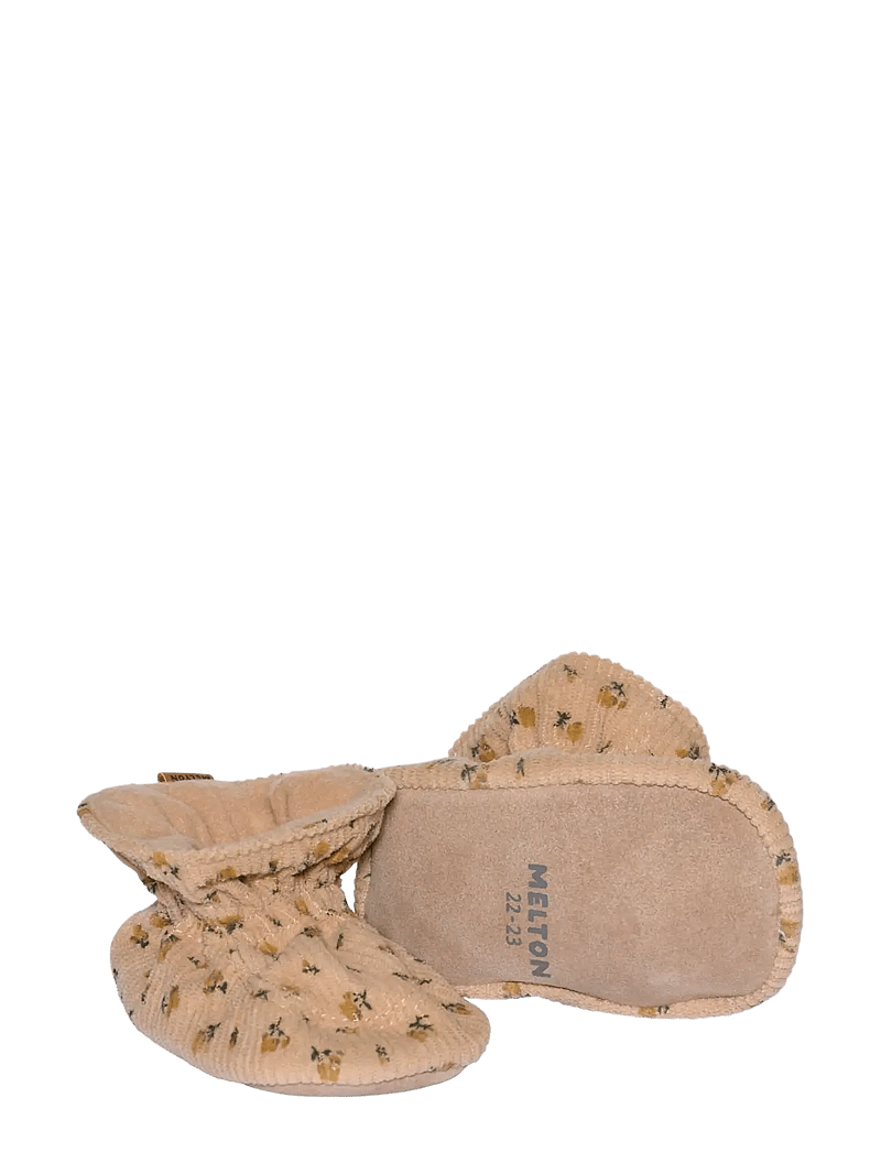 Melton - Floral textile slippers - gaveidéer - apple cinnamon - 1