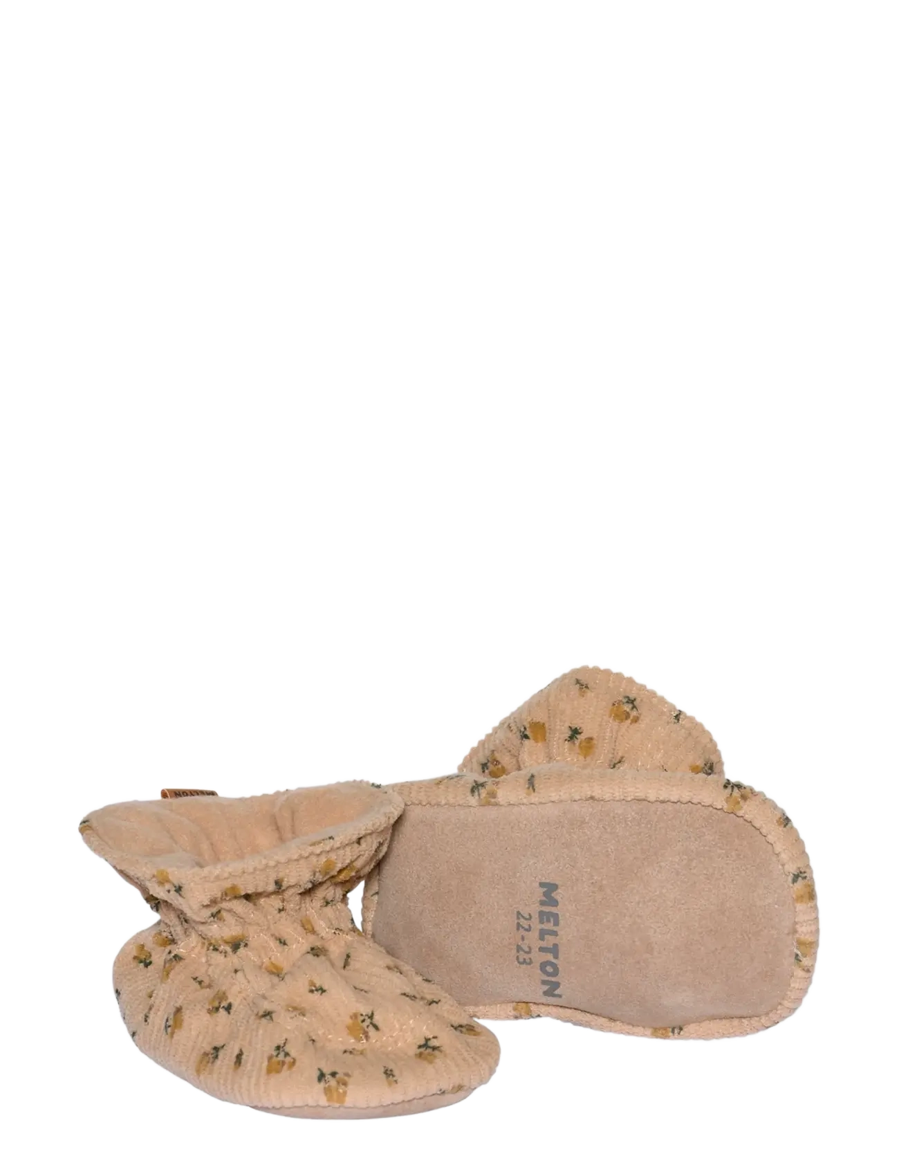 Melton - Floral textile slippers - gift ideas - apple cinnamon - 1
