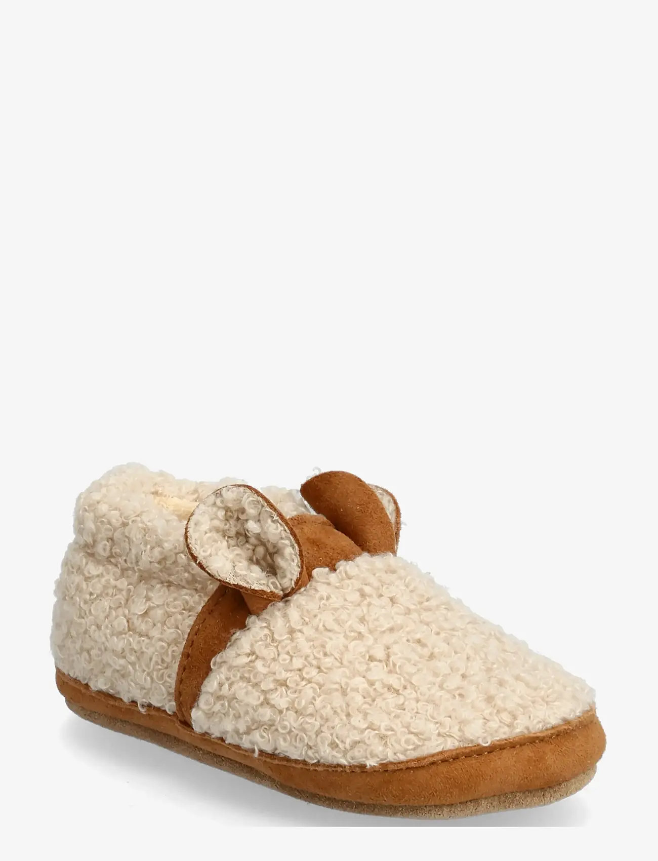 Melton - Fuzzy teddy slippers - oxford tan - 0