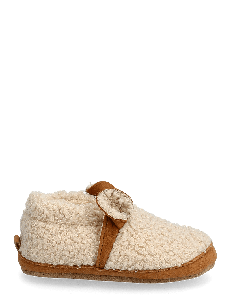 Melton - Fuzzy teddy slippers - oxford tan - 1