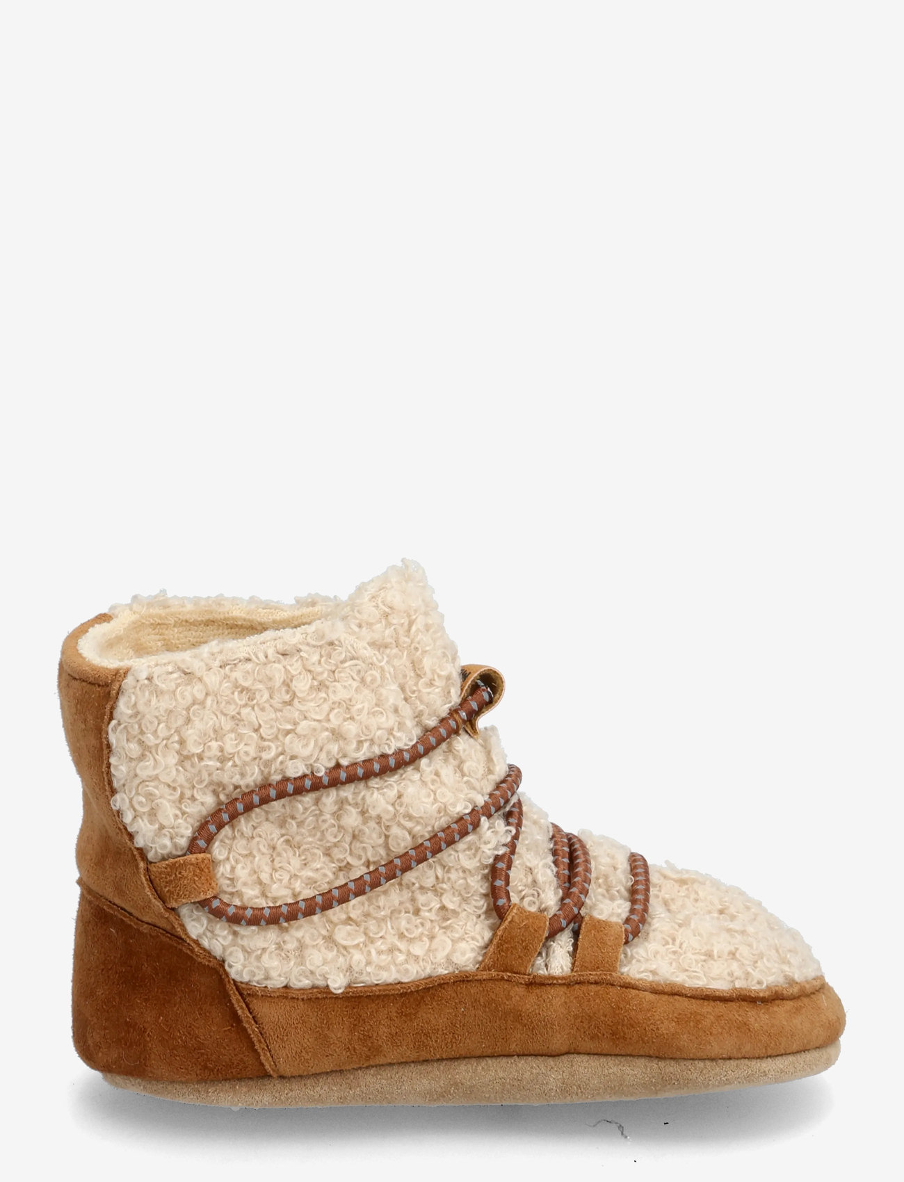 Melton - Hiking teddy boots - slippers - oxford tan - 1
