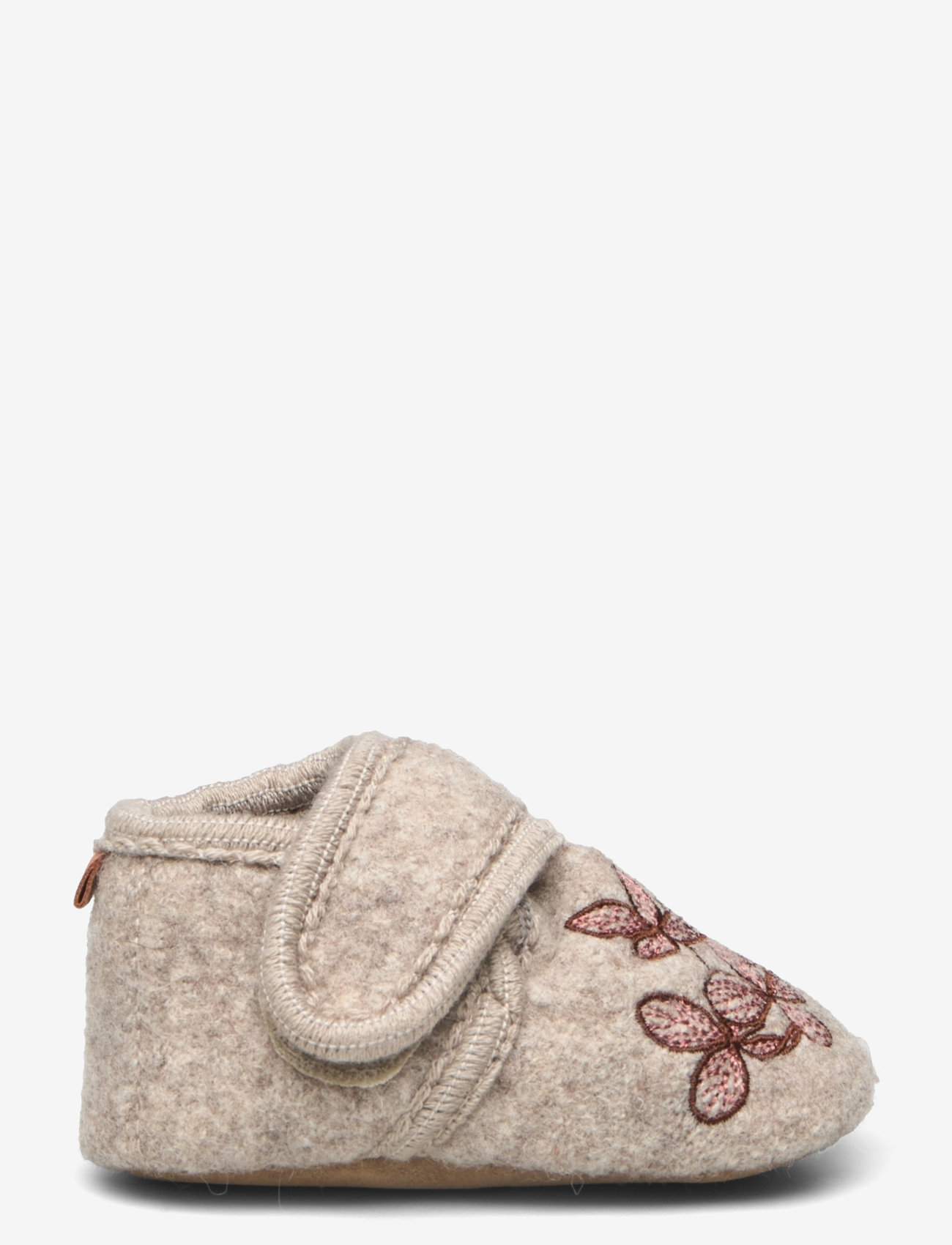 Melton - Hortensia wool slippers - beige melange - 1