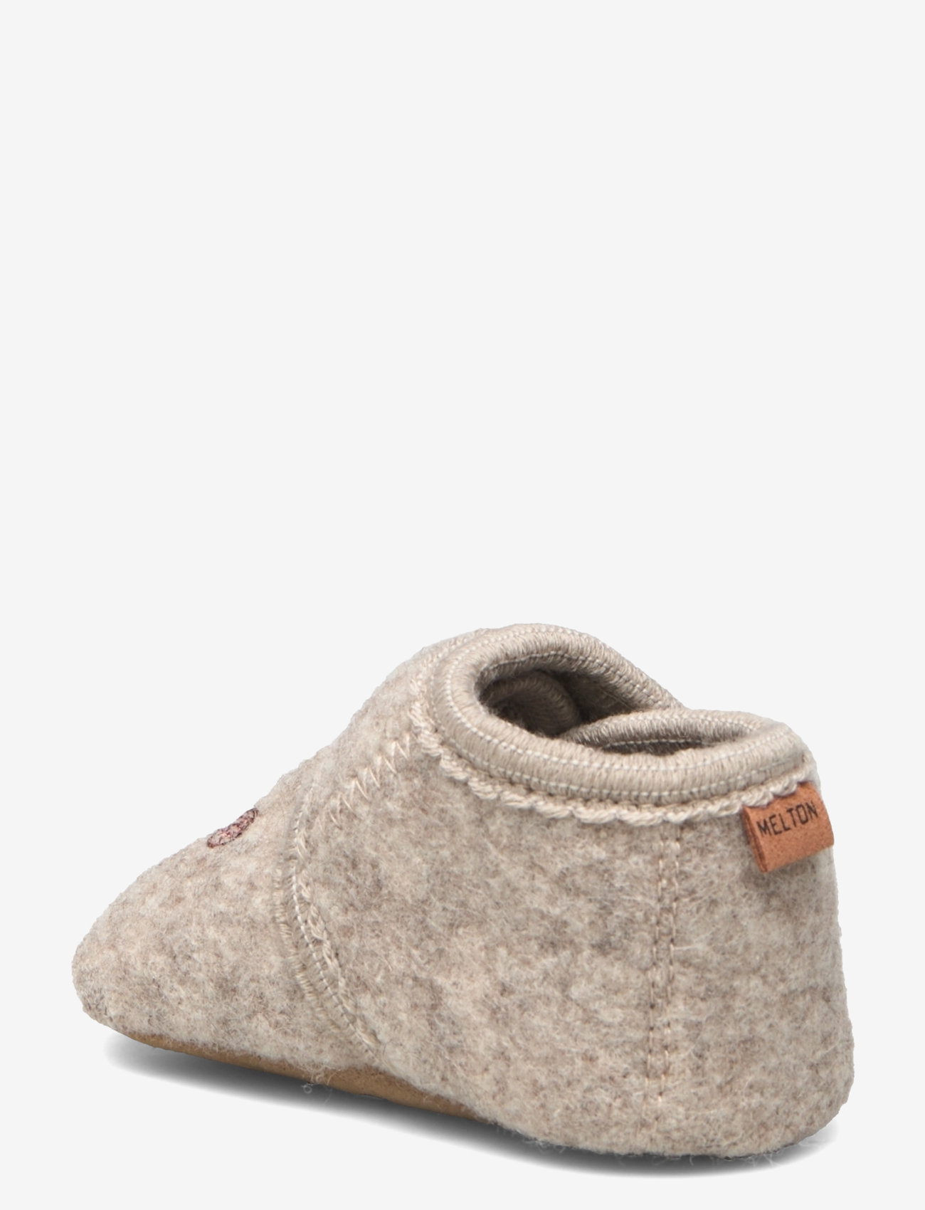 Melton - Hortensia wool slippers - beige melange - 2