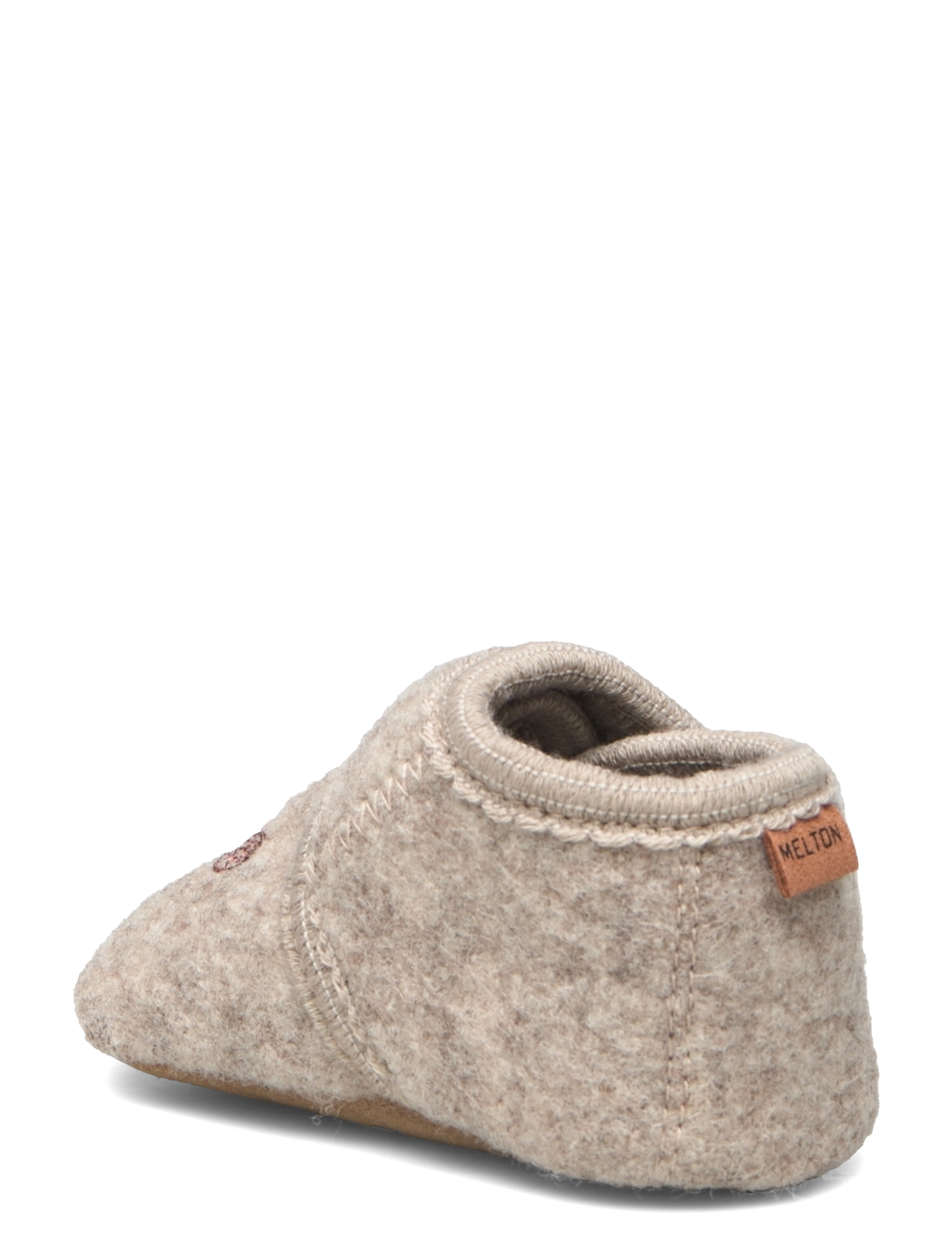 Melton - Hortensia wool slippers - beige melange - 2