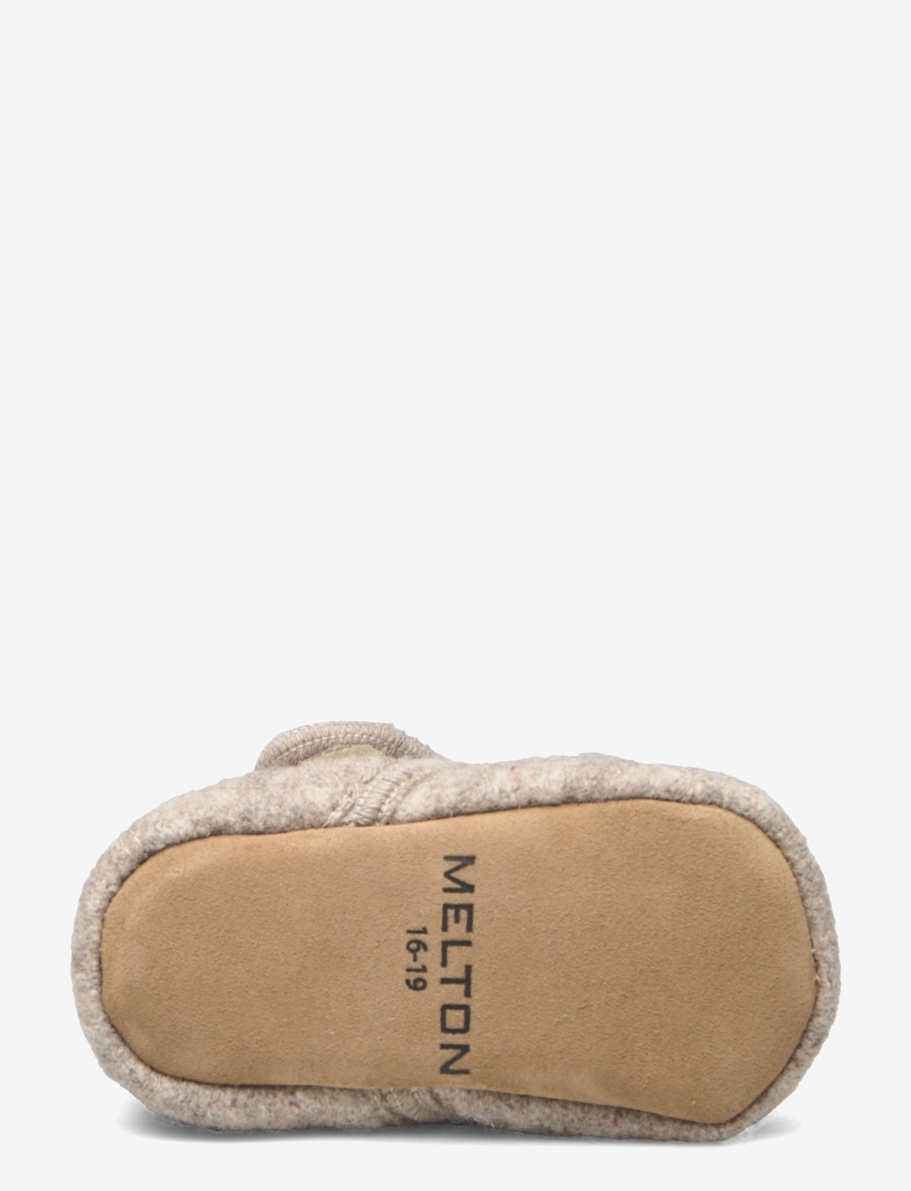 Melton - Hortensia wool slippers - beige melange - 4