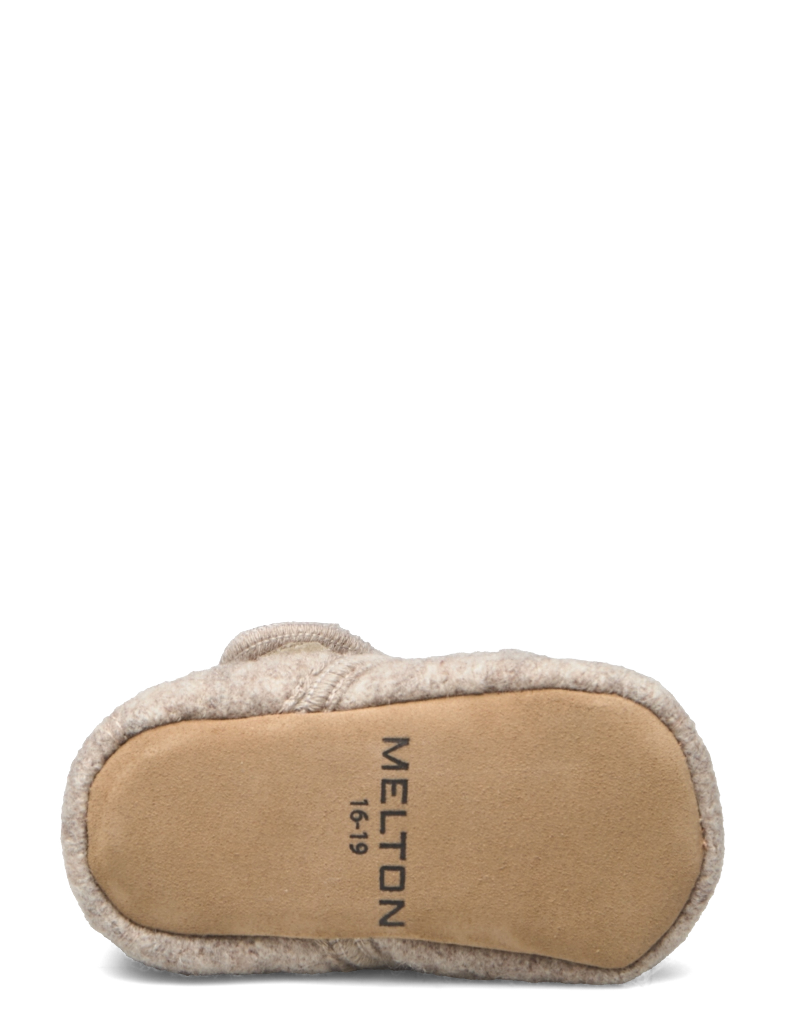 Melton - Hortensia wool slippers - beige melange - 4