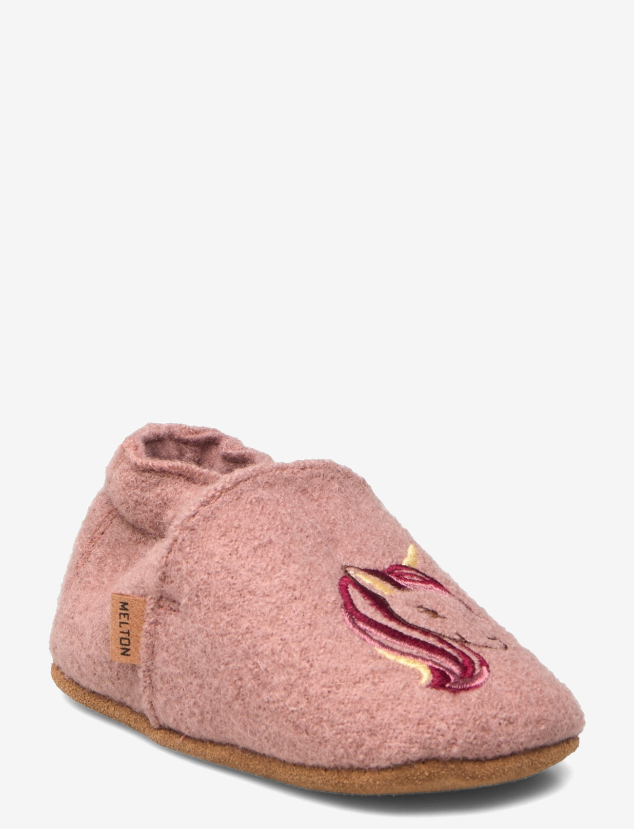 Melton - Unicorn wool slippers - fawn - 0