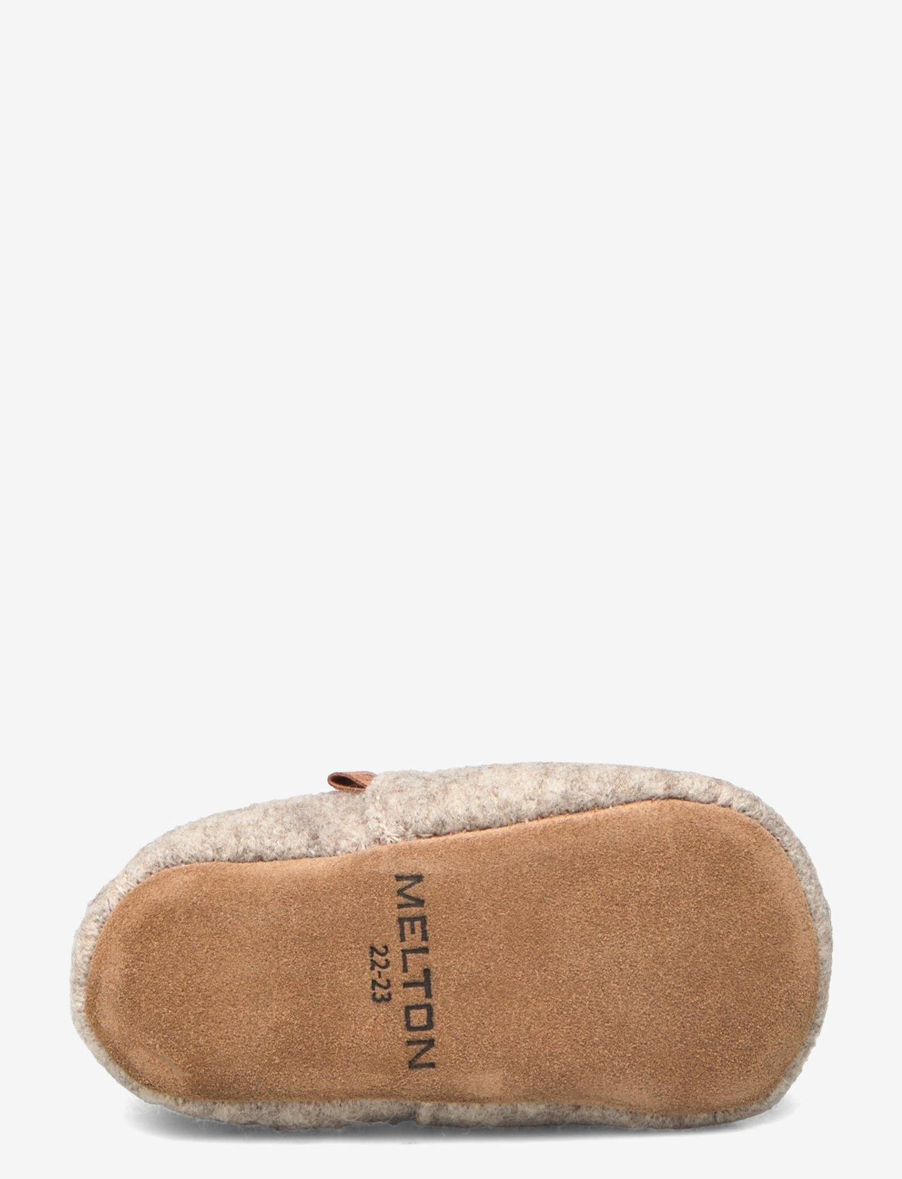 Melton - Universe wool slippers - beige melange - 4