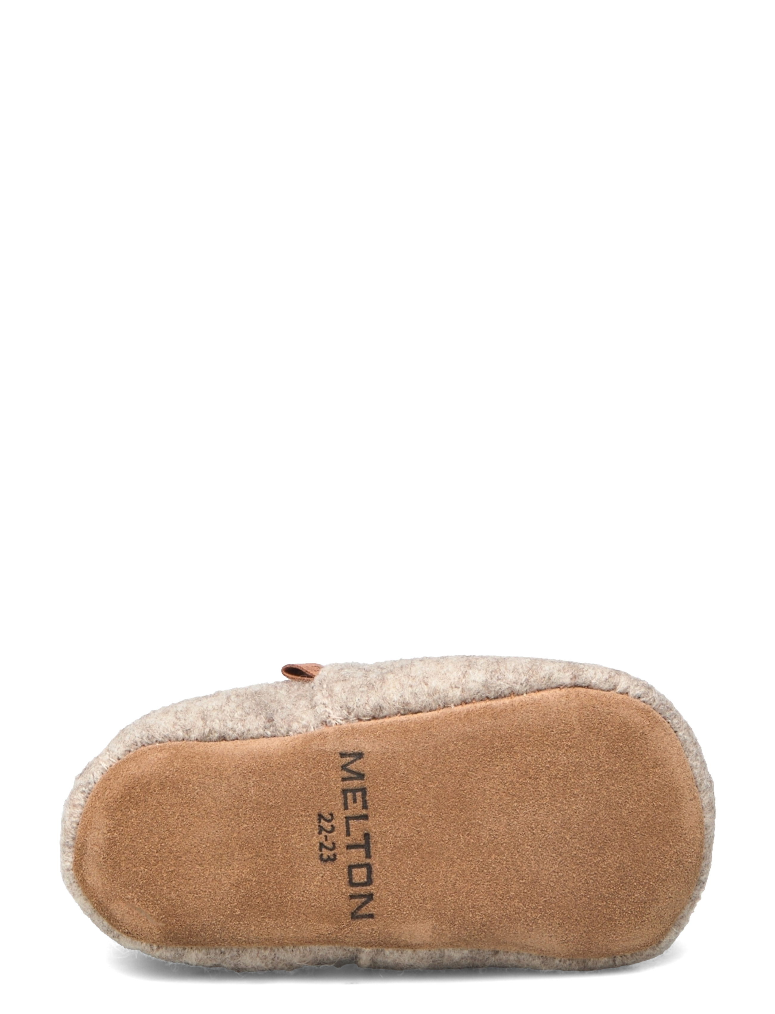 Melton - Universe wool slippers - beige melange - 4