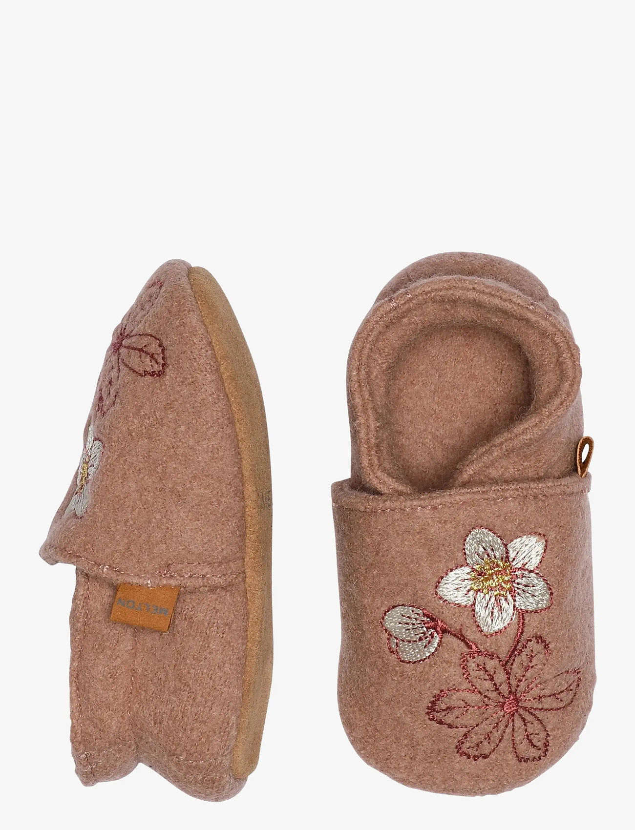 Melton - Winter rose wool slippers - baby-schuhe - fawn - 0