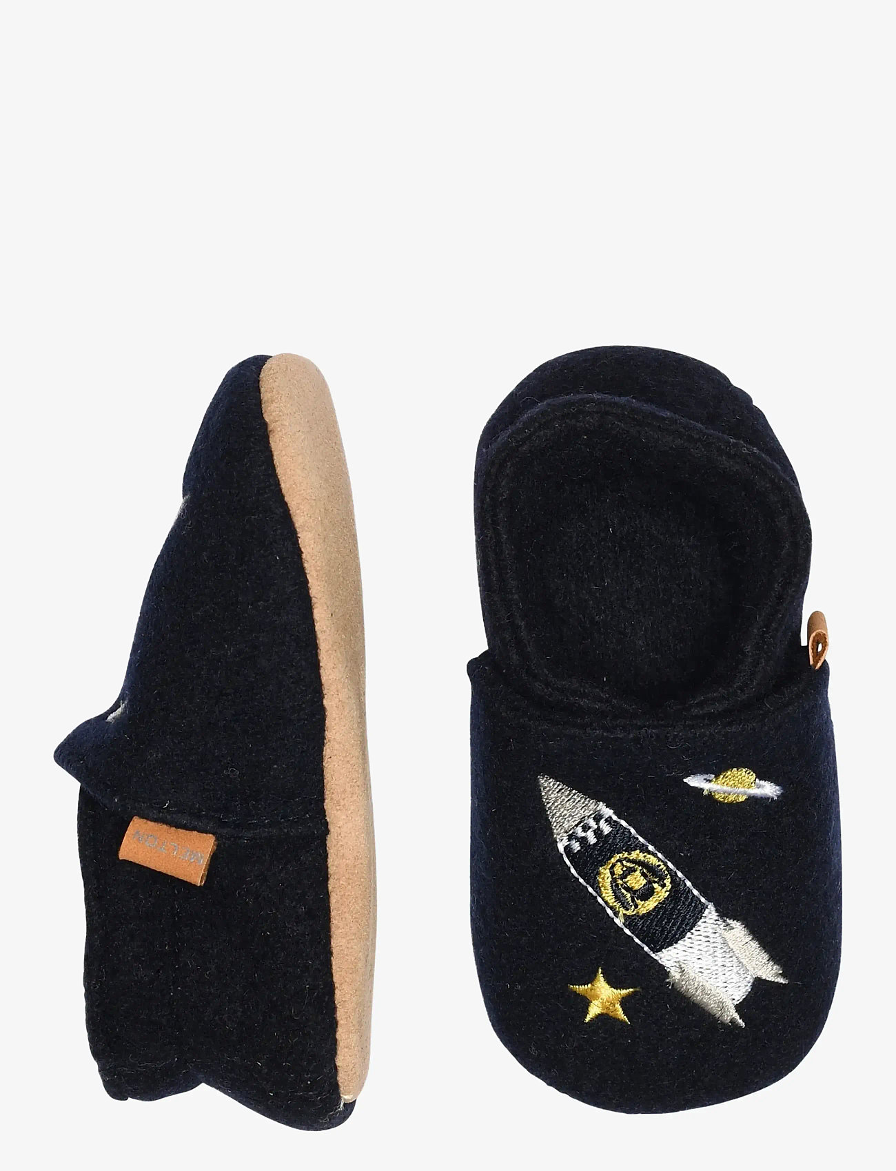 Melton - Space wool slippers - baby-schuhe - marine - 0
