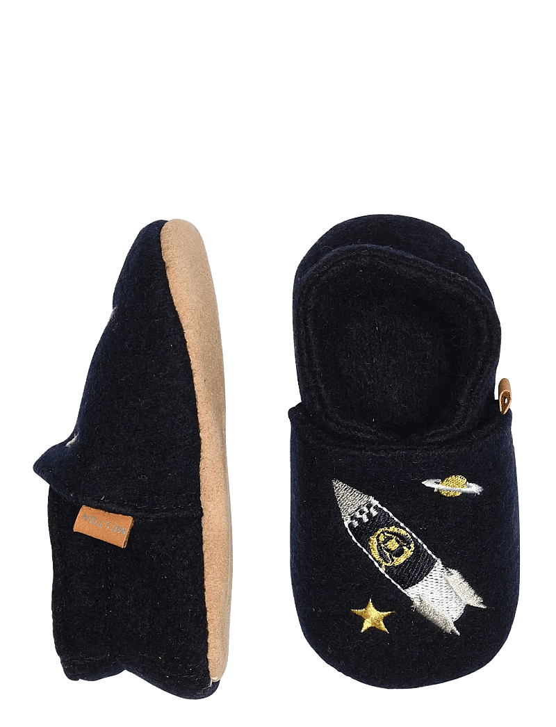 Melton - Space wool slippers - baby-schuhe - marine - 0