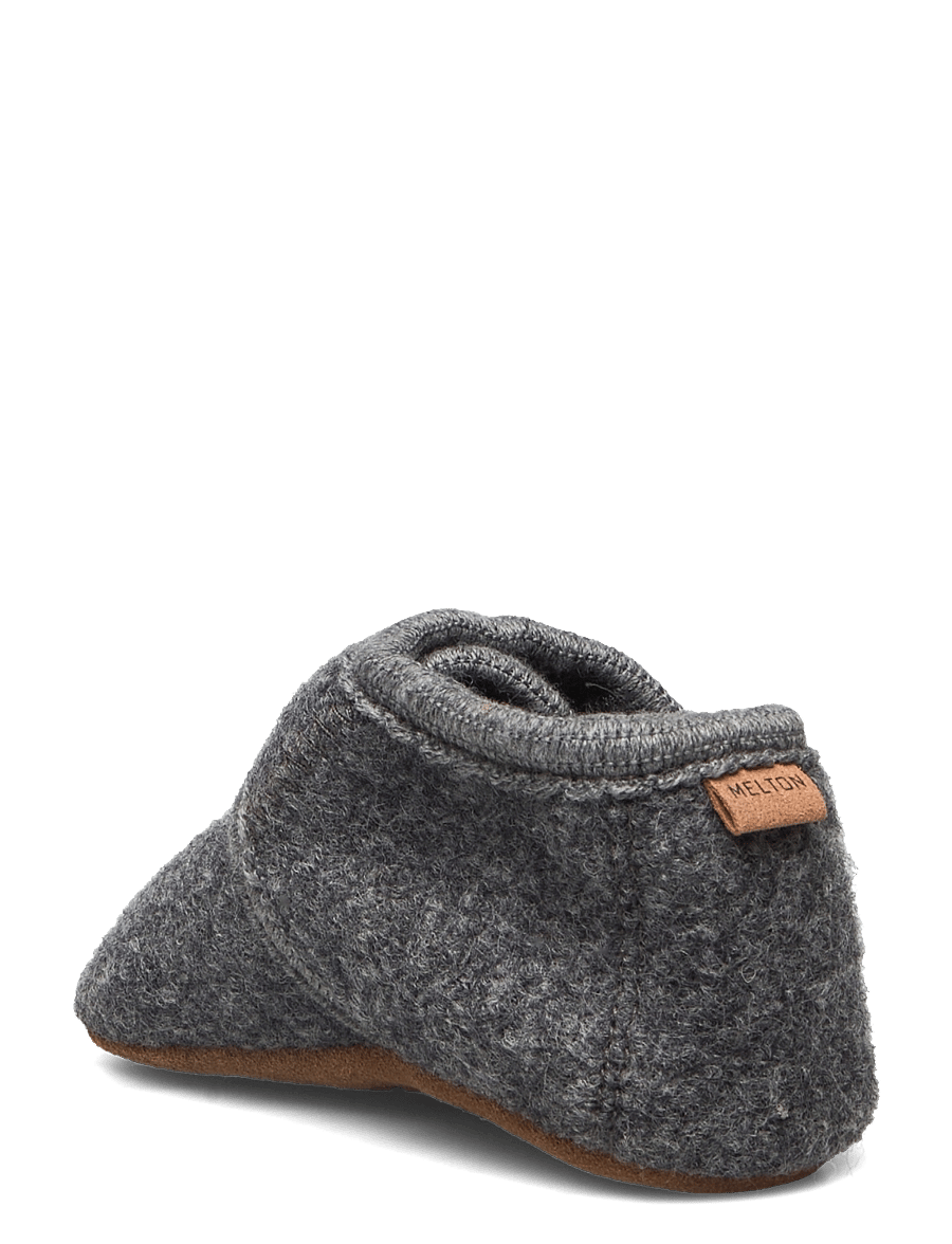 Melton - Classic wool slippers - beebipapud - antracite - 2
