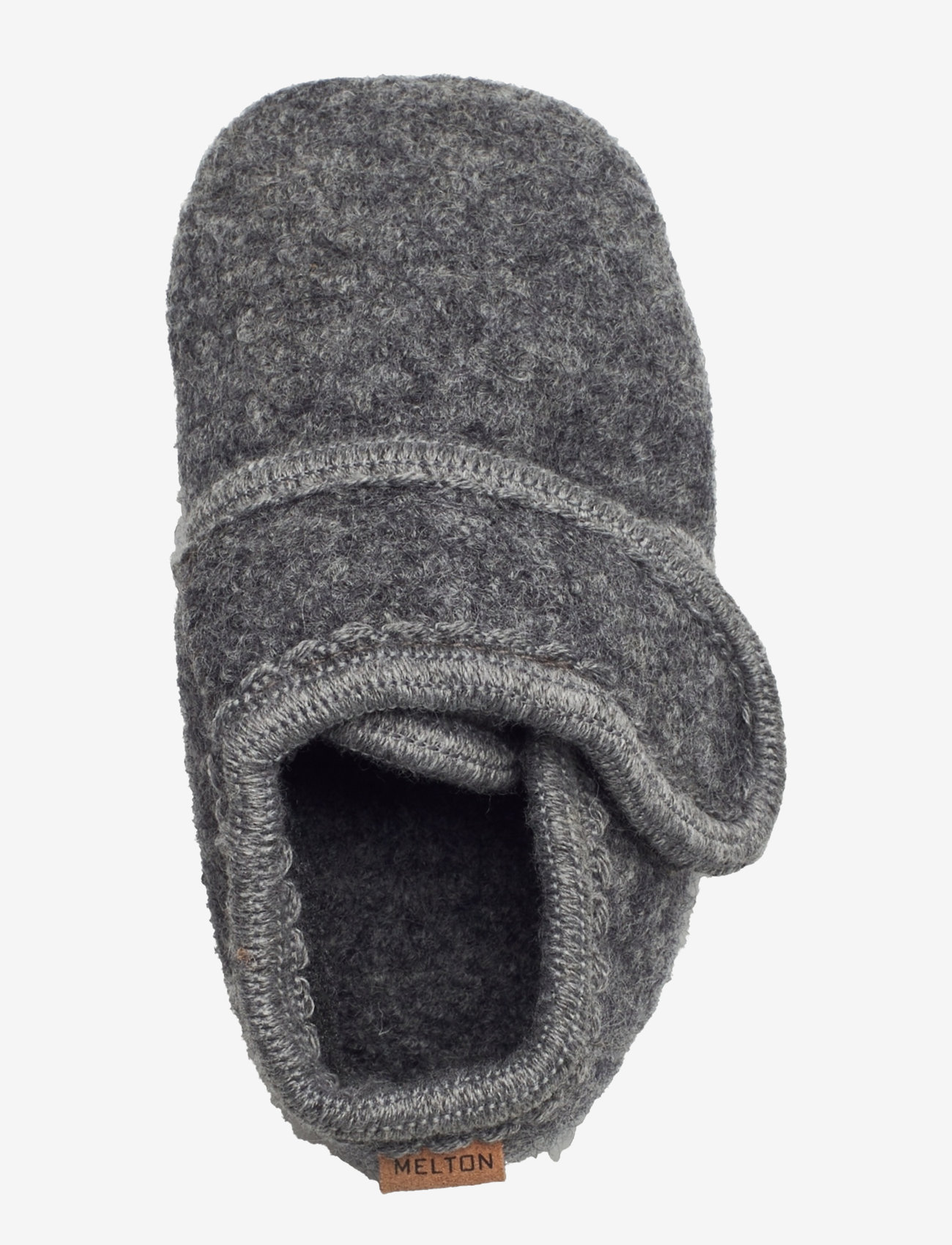 Melton - Classic wool slippers - babystrikstøvler - antracite - 3
