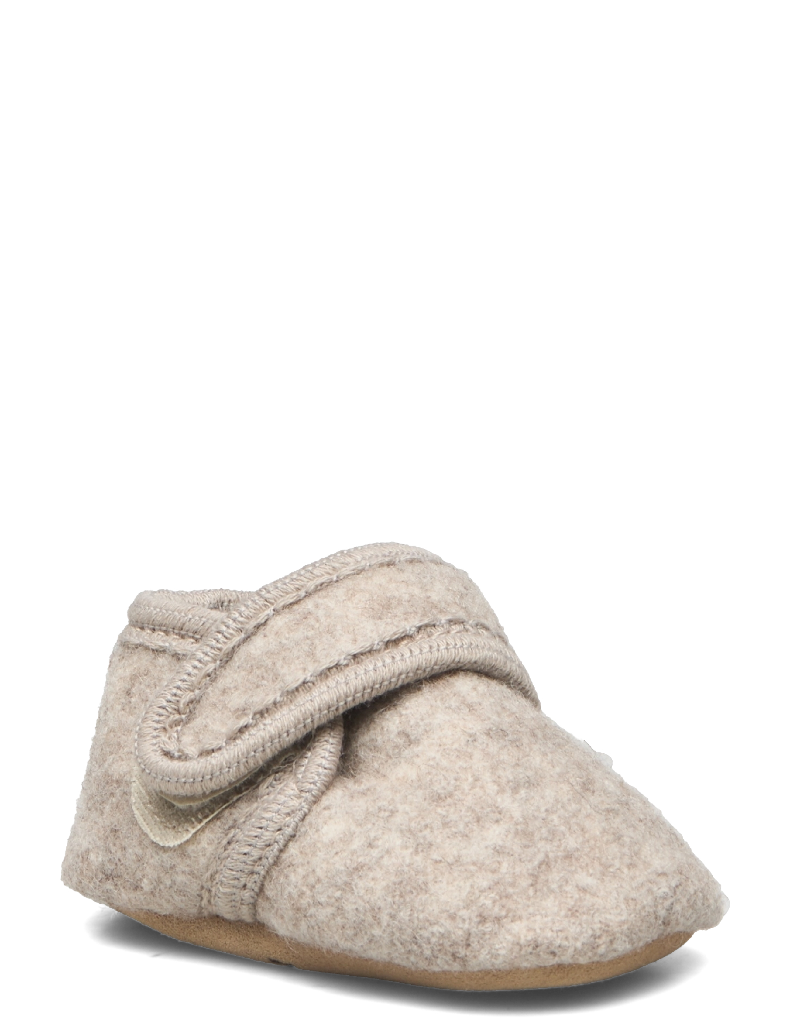 MELTON Klassisch Wolle Hausschuhe Beige - 23/24 - Kinder