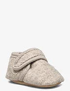 Classic wool slippers - BEIGE MELANGE